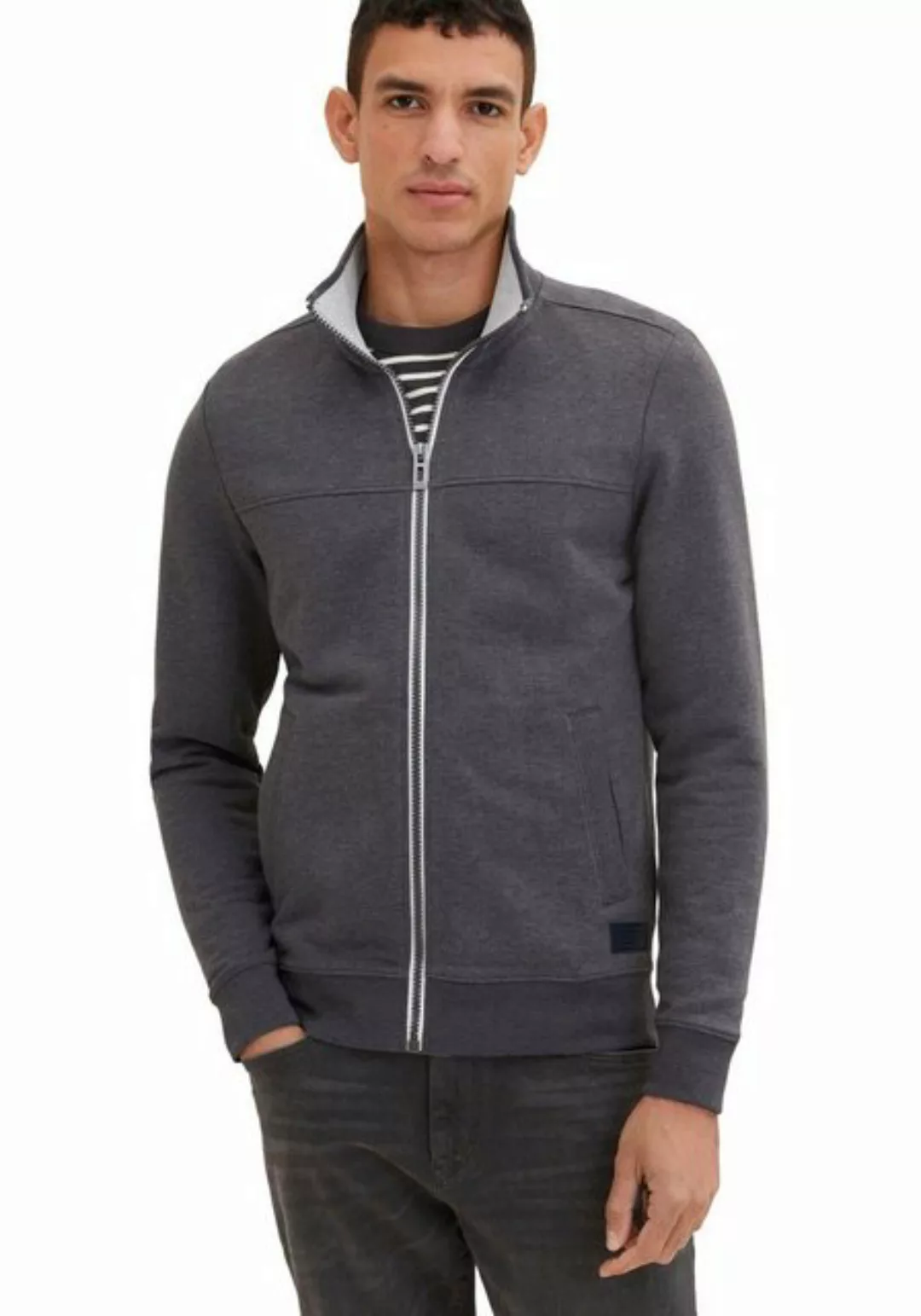 TOM TAILOR Sweatjacke Sweatjacke mit Ziernaht günstig online kaufen