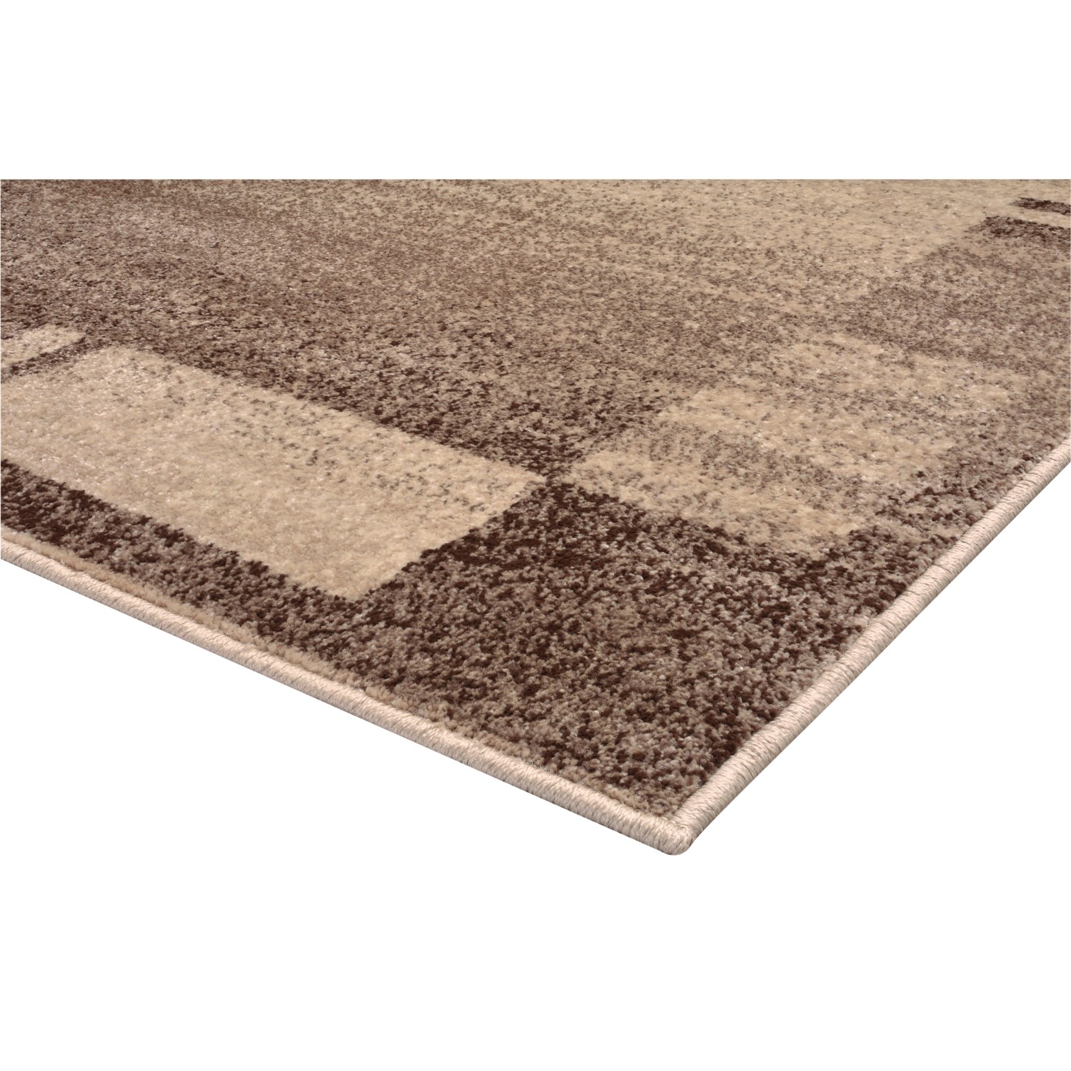 Peyer Syntex Moderner Kurzflor Teppich Ylva Farbe Braun 80 x 150 cm günstig online kaufen