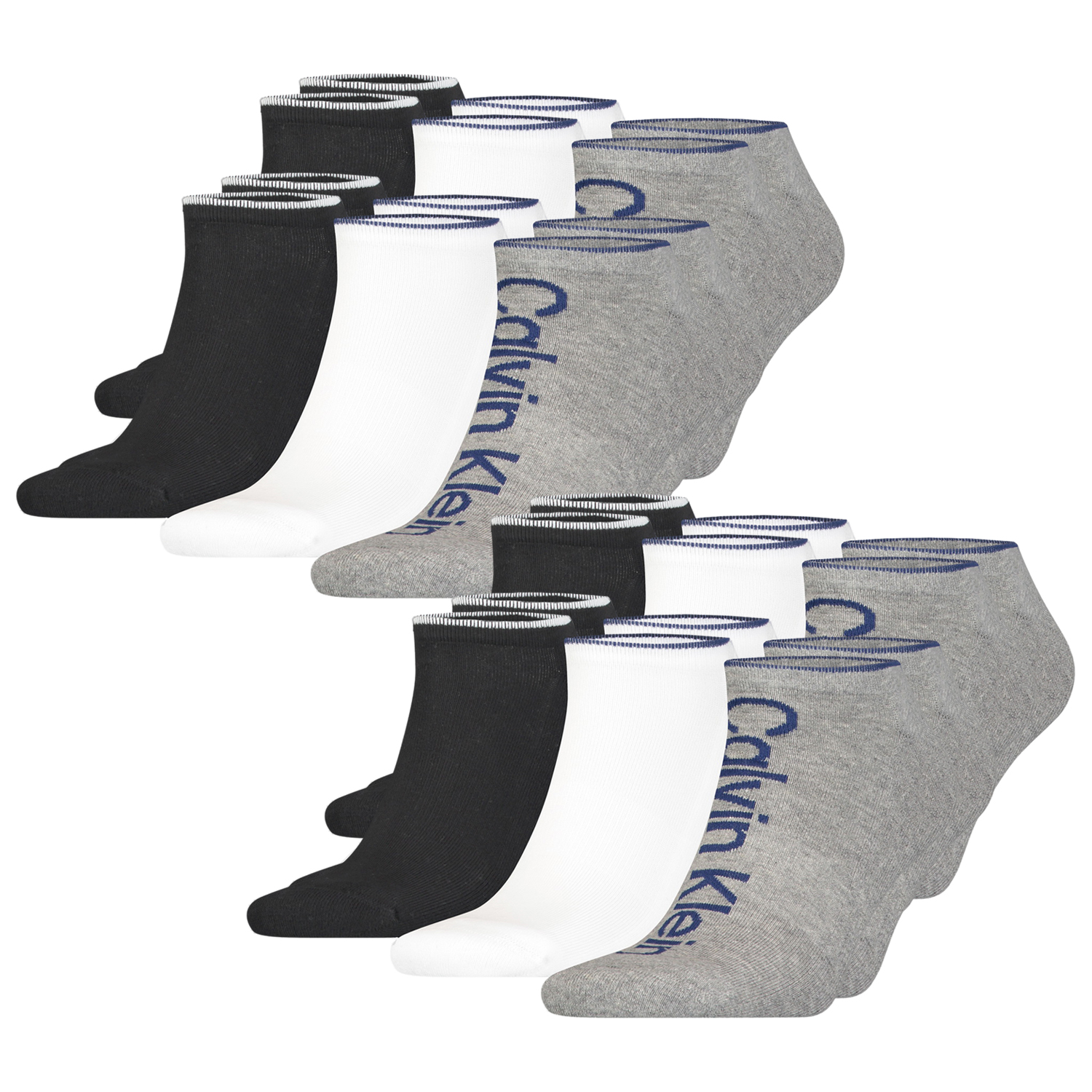 Calvin Klein Herren Sneaker Socken ATHLEISURE 6er 9er 12er Multipack One Si günstig online kaufen