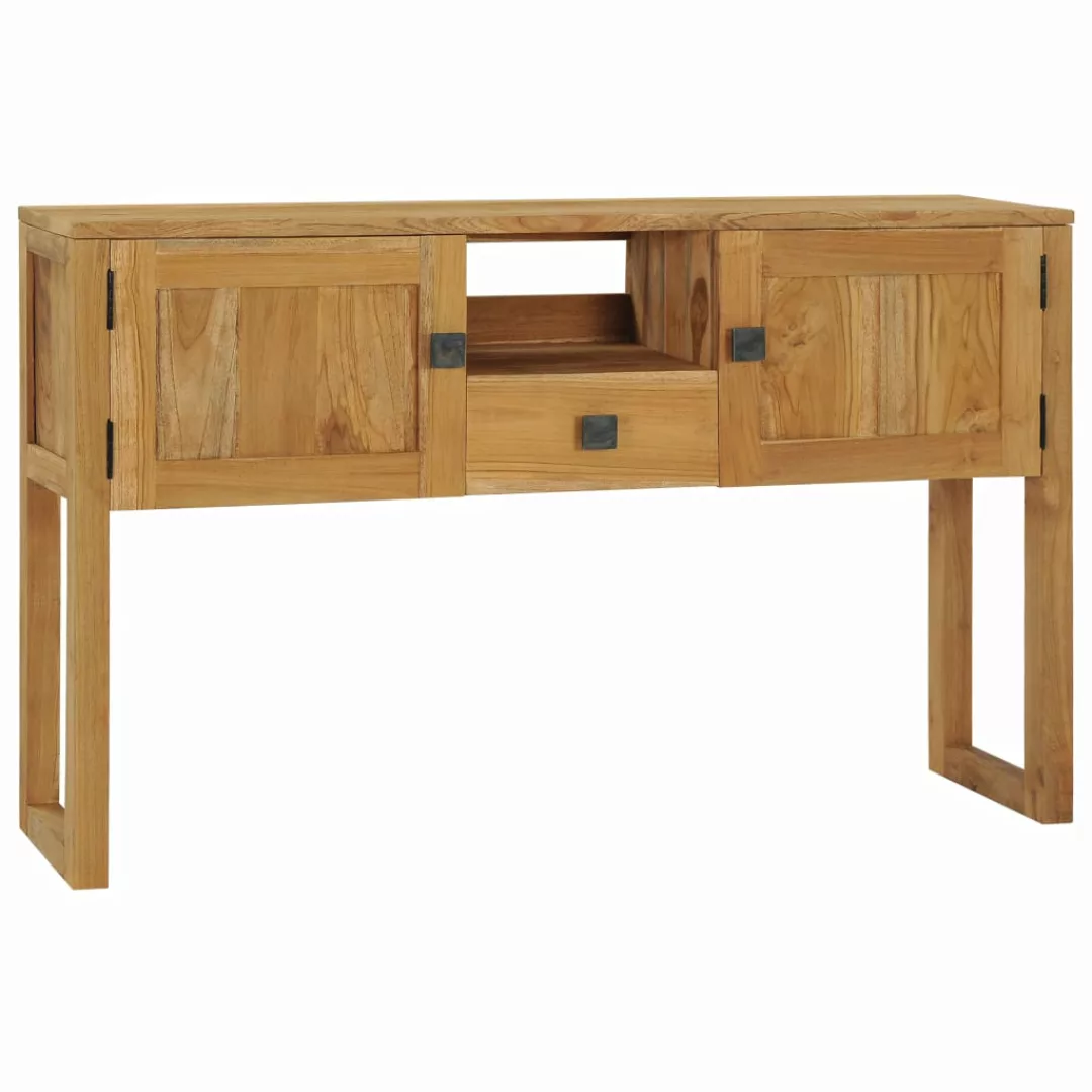 Konsolentisch 120x32x75 Cm Teak Massivholz günstig online kaufen