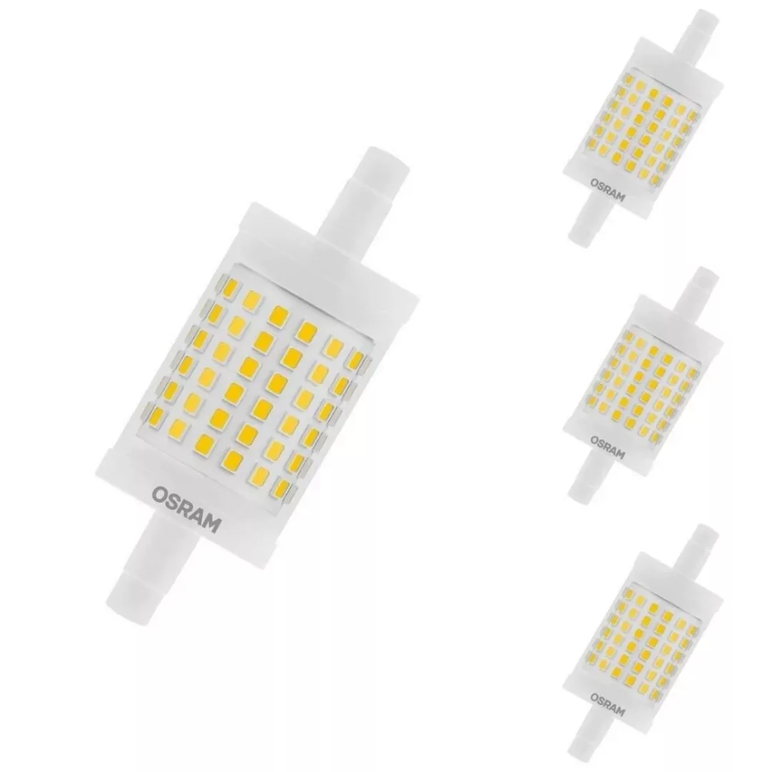 Osram LED Lampe ersetzt 100W R7S Röhre - R7S-78 in Weiß 12W 1521lm 2700K 4e günstig online kaufen