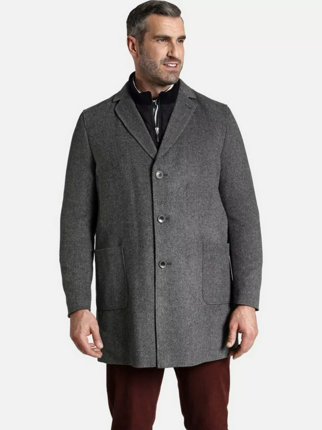 Charles Colby Wolljacke EARL VAUGHAN herausnehmbarer Westeneinsatz günstig online kaufen