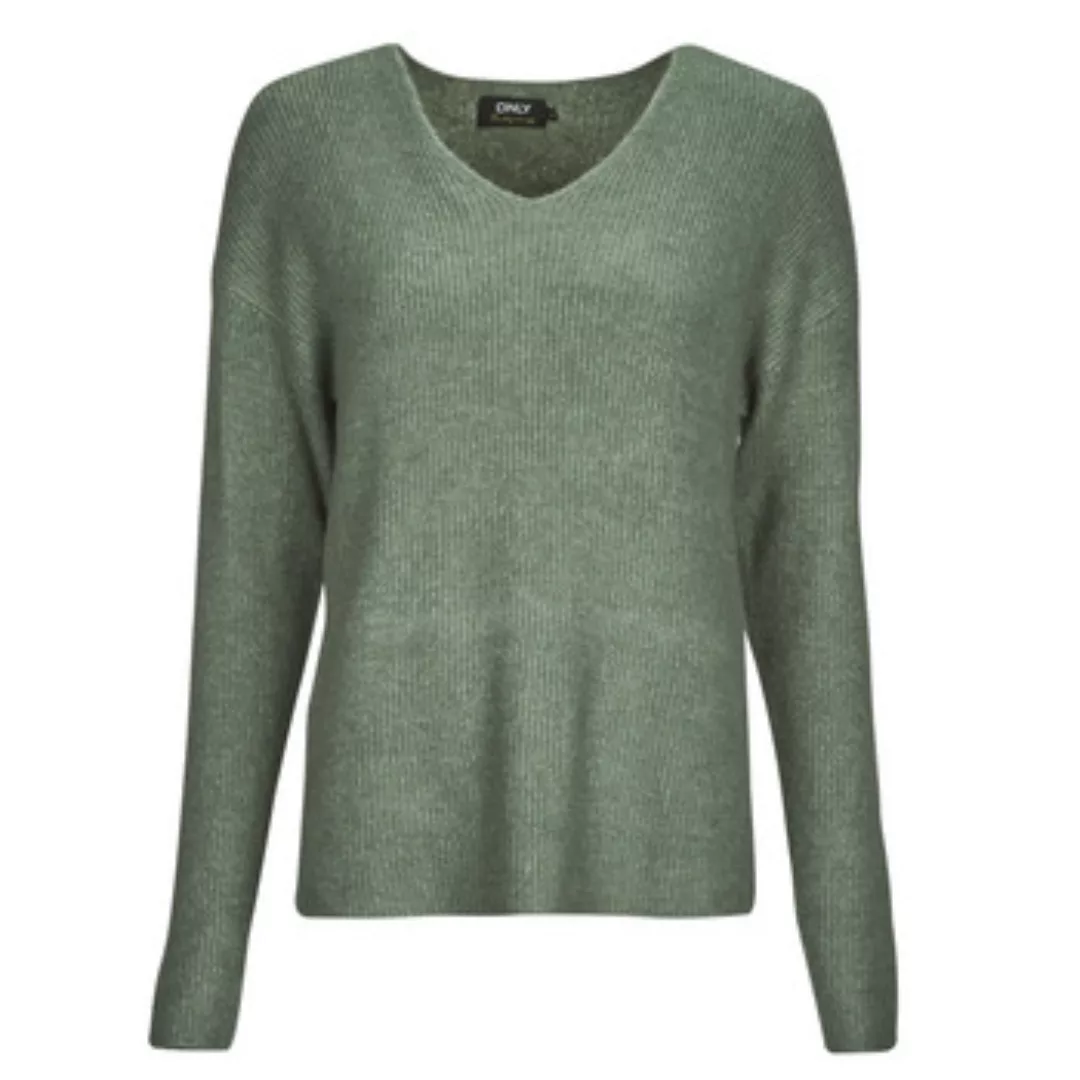 ONLY Strickpullover Warmer Strickpullover Stretch V-Ausschnitt Sweater ONLC günstig online kaufen