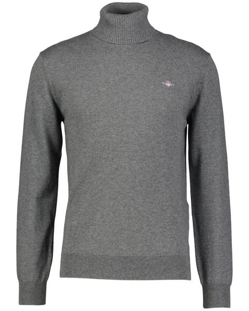 Gant Strickpullover Herren Rollkragenpullover mit Wolle (1-tlg) günstig online kaufen