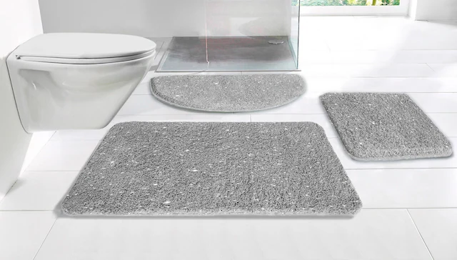 my home Badematte »Glitzer, Badvorleger, Badezimmer Teppich«, rutschhemmend günstig online kaufen