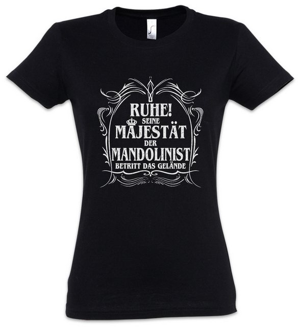 Urban Backwoods Print-Shirt Seine Majestät Der Mandolinist Damen T-Shirt Ma günstig online kaufen