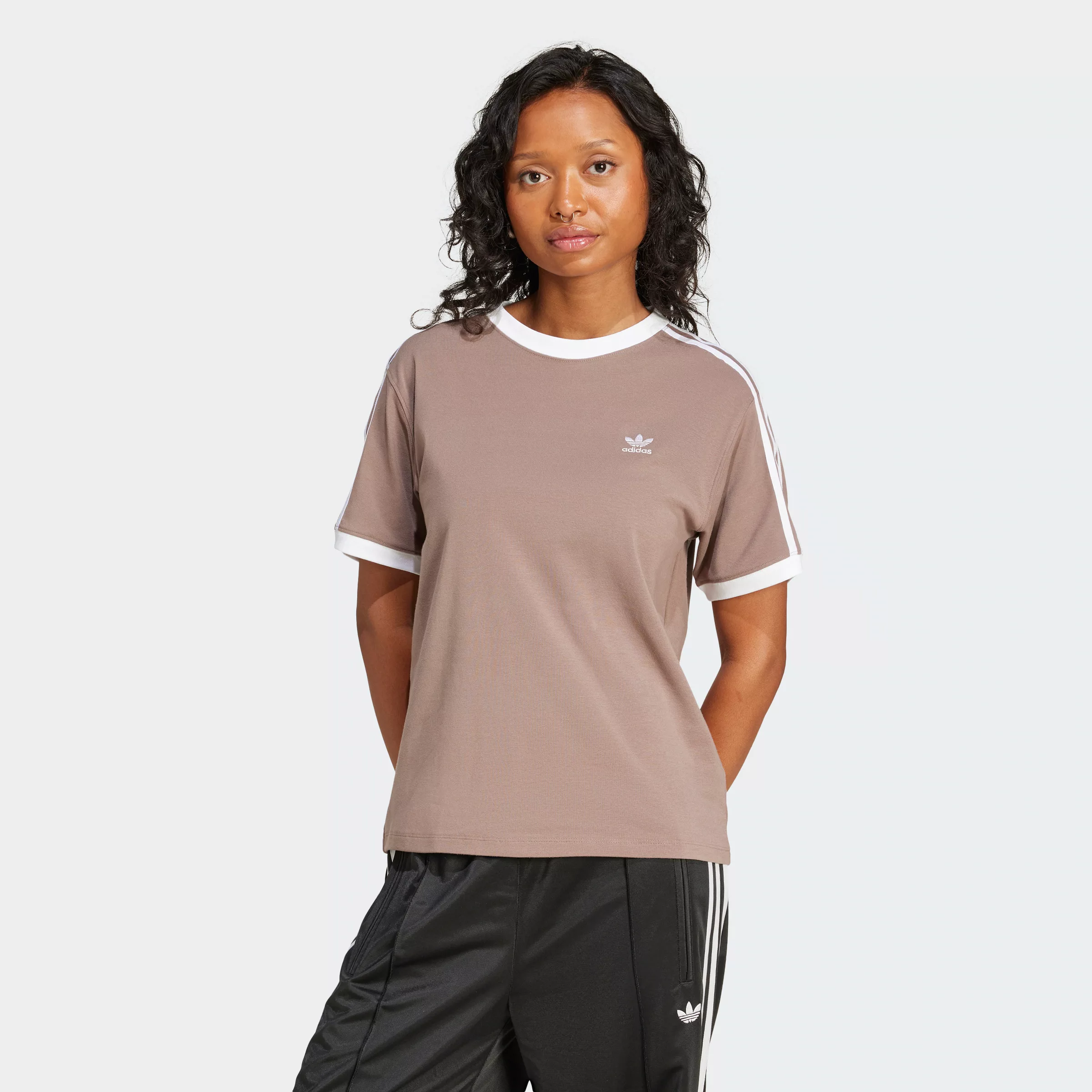 adidas Originals T-Shirt "3 STRIPE TEE", drei Streifen Shirt mit Trefoil Lo günstig online kaufen