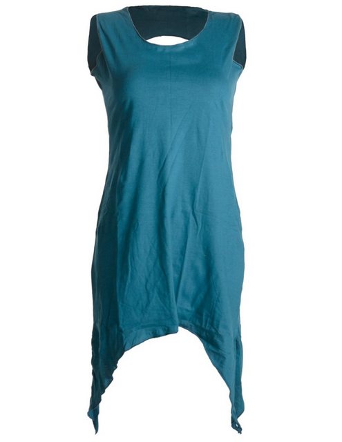 Vishes Zipfelkleid Zipfeliges Elfenkleid mit rundem Rückenausschnitt Boho, günstig online kaufen