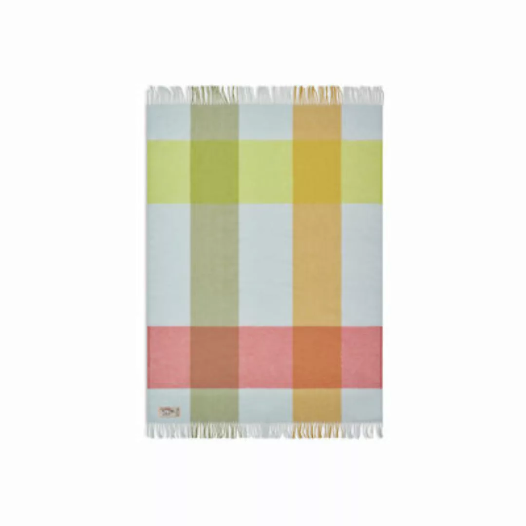 Plaid Colour Blend textil bunt / 100% reine Schurwolle 185 x 130 cm - Fatbo günstig online kaufen