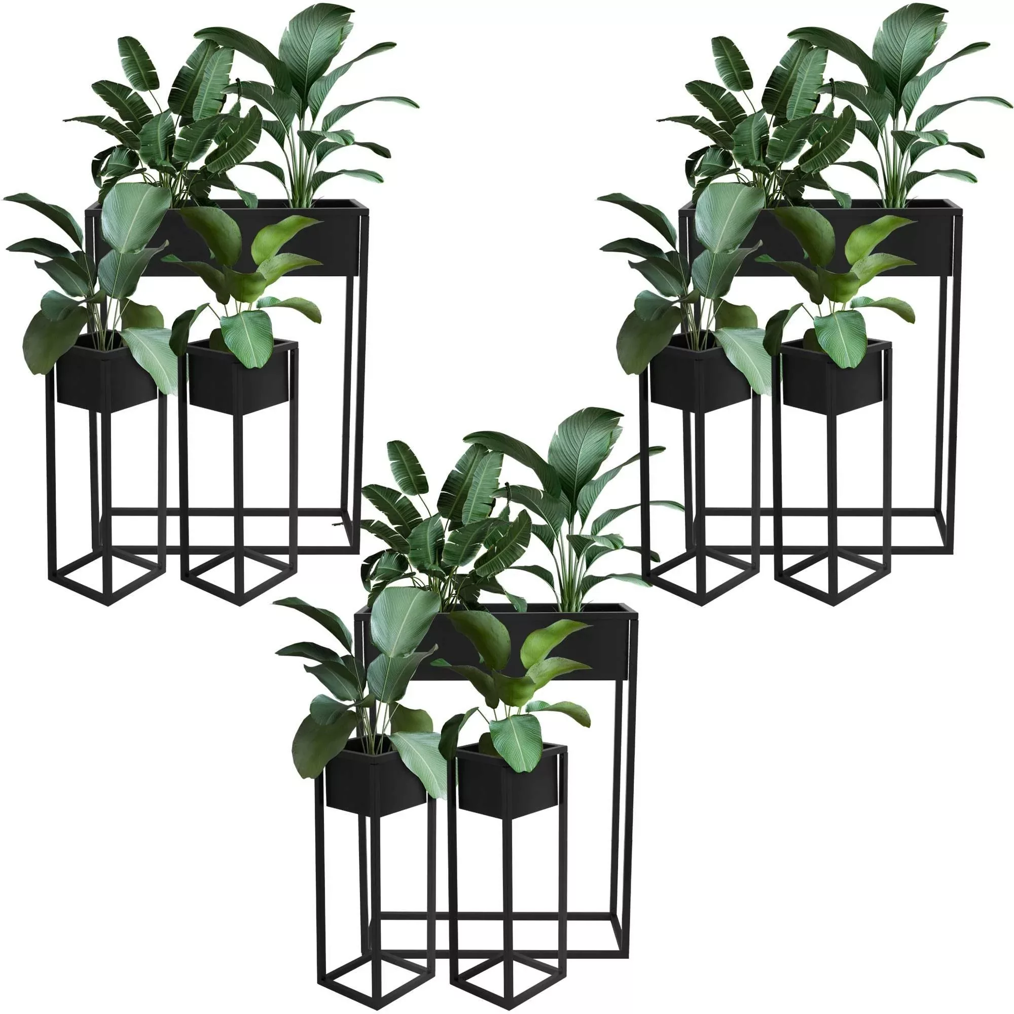 ML-Design | 3er-Set Pflanzenständer Evilien günstig online kaufen