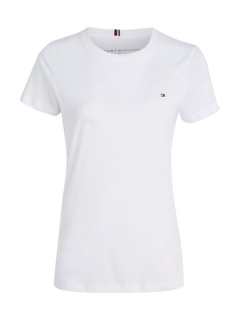 Tommy Hilfiger T-Shirt HERITAGE CREW NECK TEE mit Tommy Hilfiger Logo-Flag günstig online kaufen