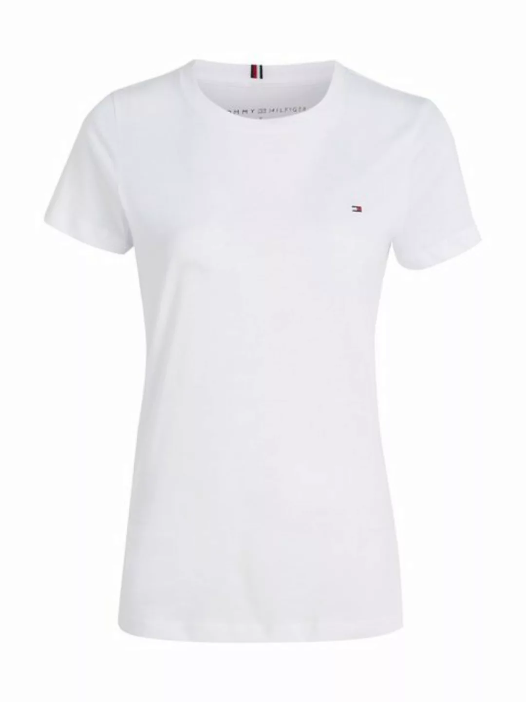 Tommy Hilfiger T-Shirt HERITAGE CREW NECK TEE mit Tommy Hilfiger Logo-Flag günstig online kaufen