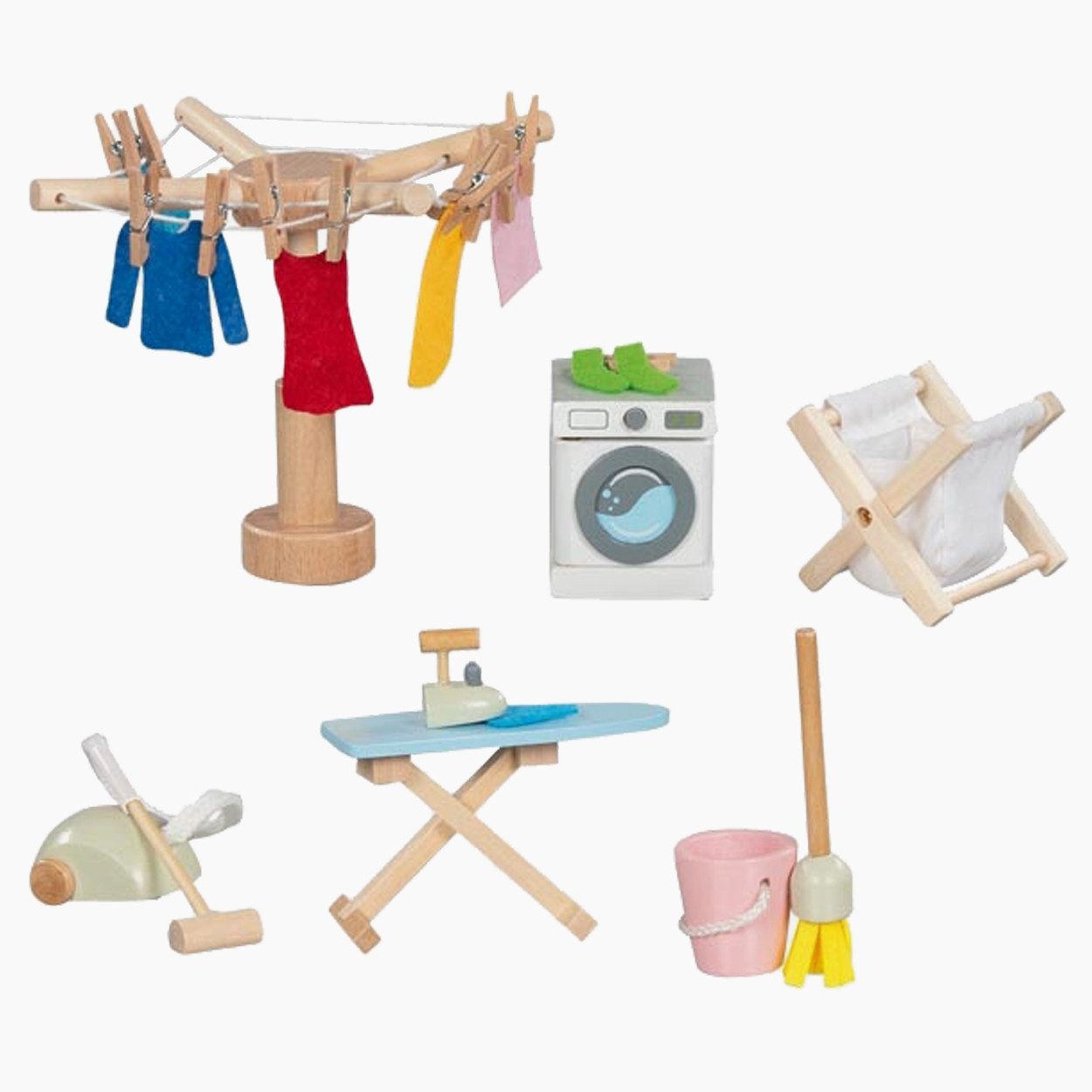 goki Puppenhausmöbel Accessoires Waschküche (packung, 29tlg., günstig online kaufen
