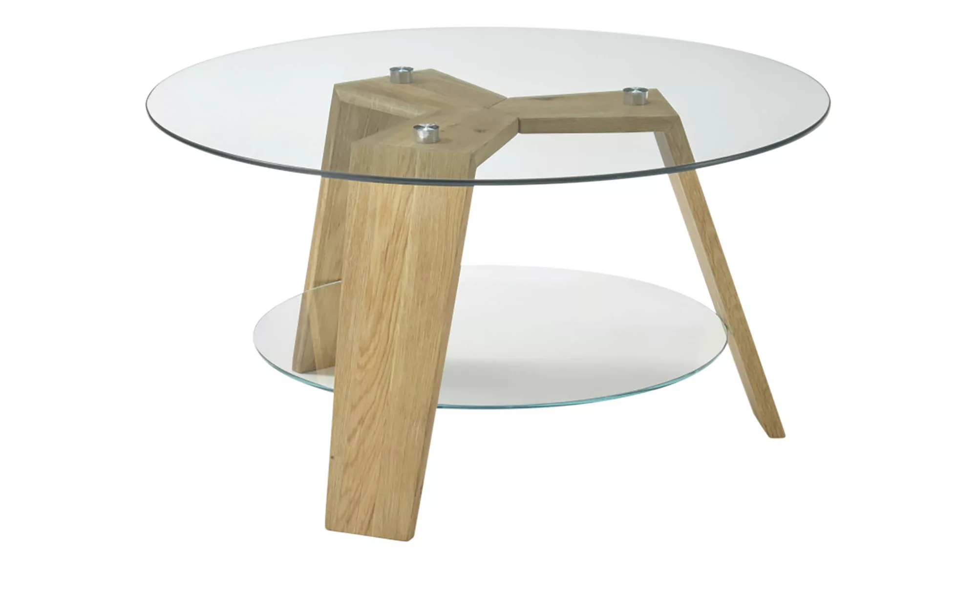 MCA furniture Couchtisch "Lublin", Glas mit 1 Ablageboden, Gestell Eiche Ma günstig online kaufen
