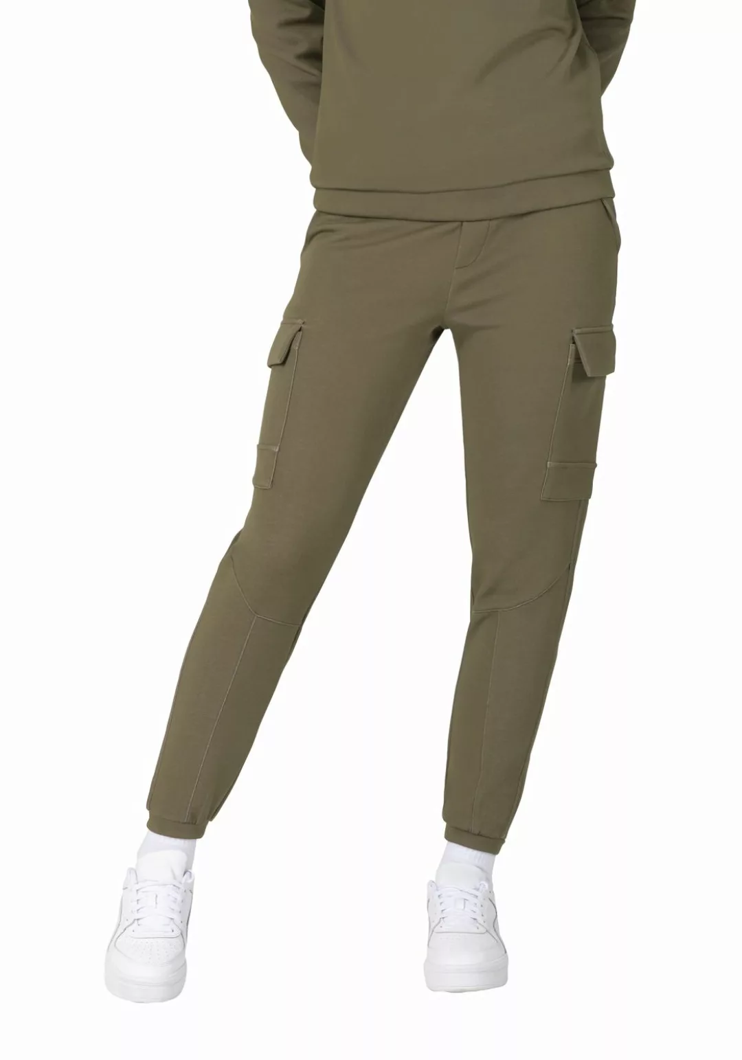 TIMEZONE Damen Cargo Hose REGULAR RAKIMATZ 7/8 - Regular Fit - Grün - Deep günstig online kaufen