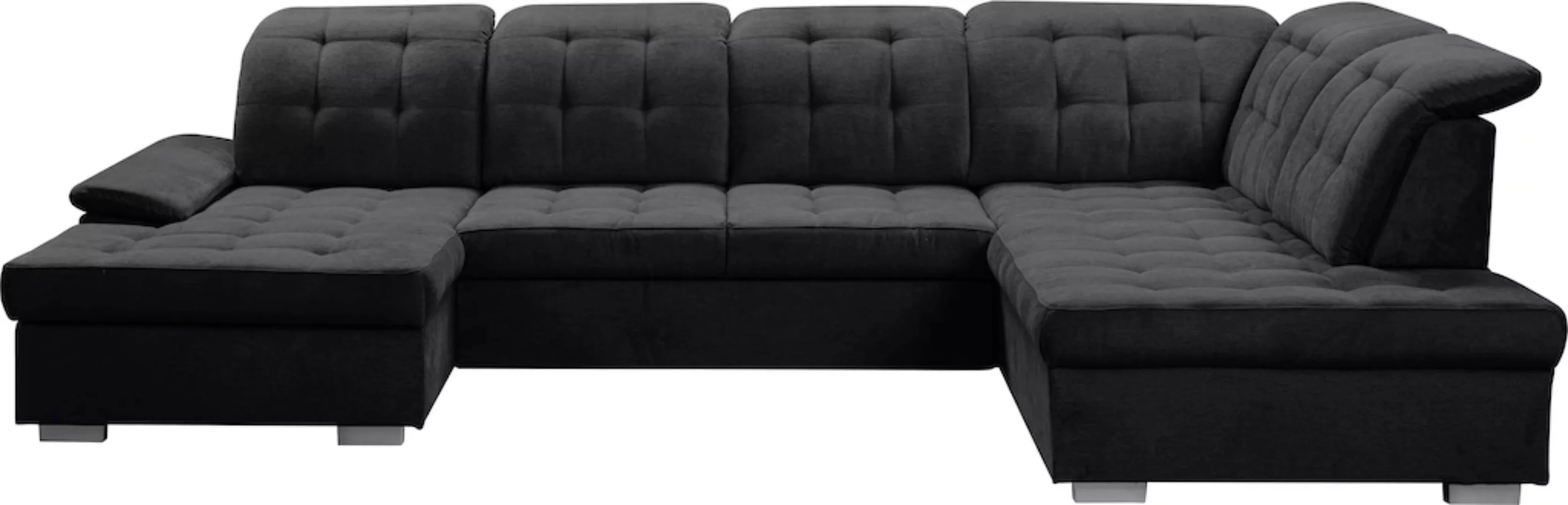 WERK2 Wohnlandschaft "Kordula-New Multifunktion Couch, Breite 332cm, U-Form günstig online kaufen