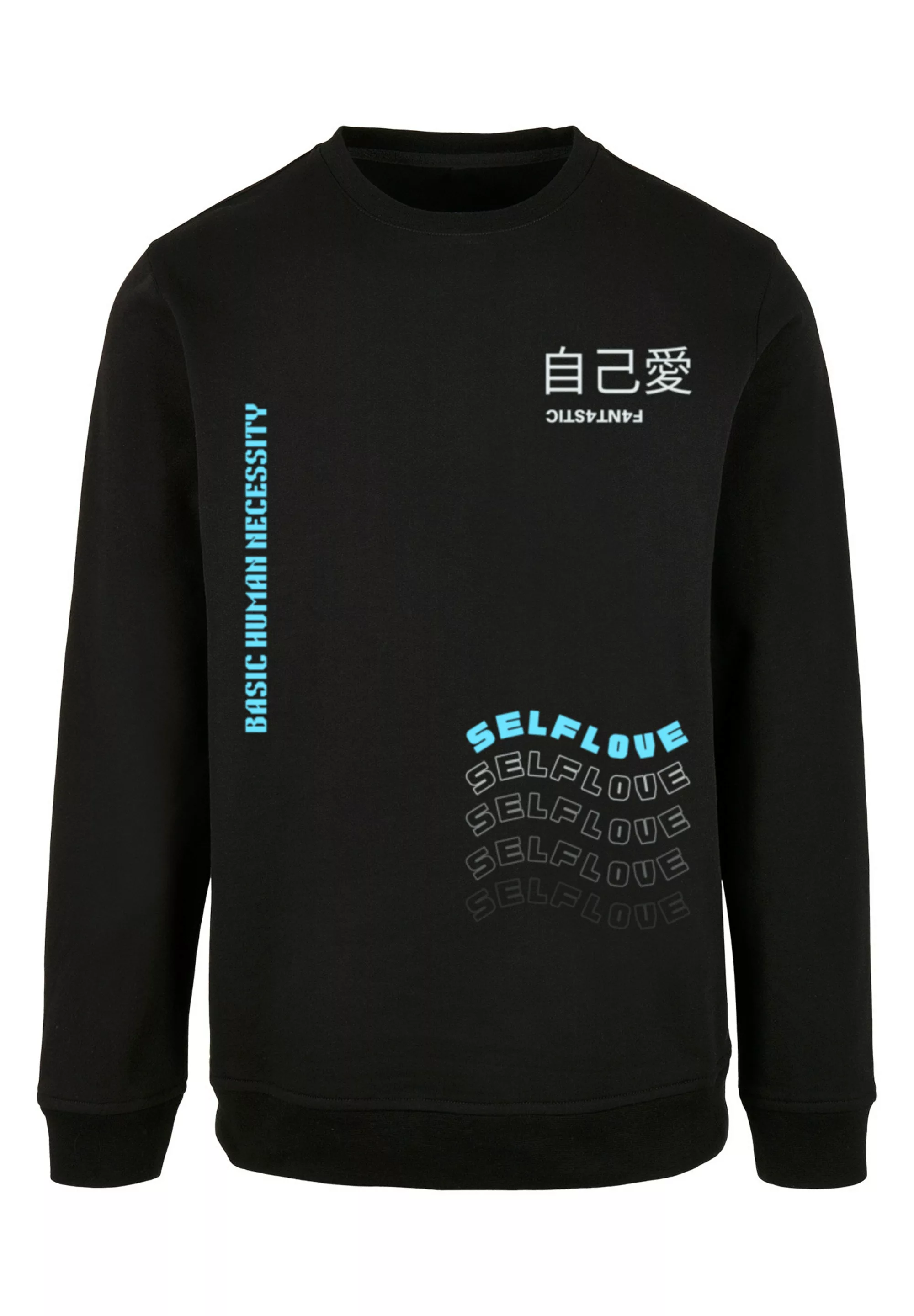 F4NT4STIC Kapuzenpullover "Self Love CREWNECK", Print günstig online kaufen