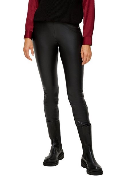 s.Oliver Leggings in Leder-Optik und Extra Slim günstig online kaufen