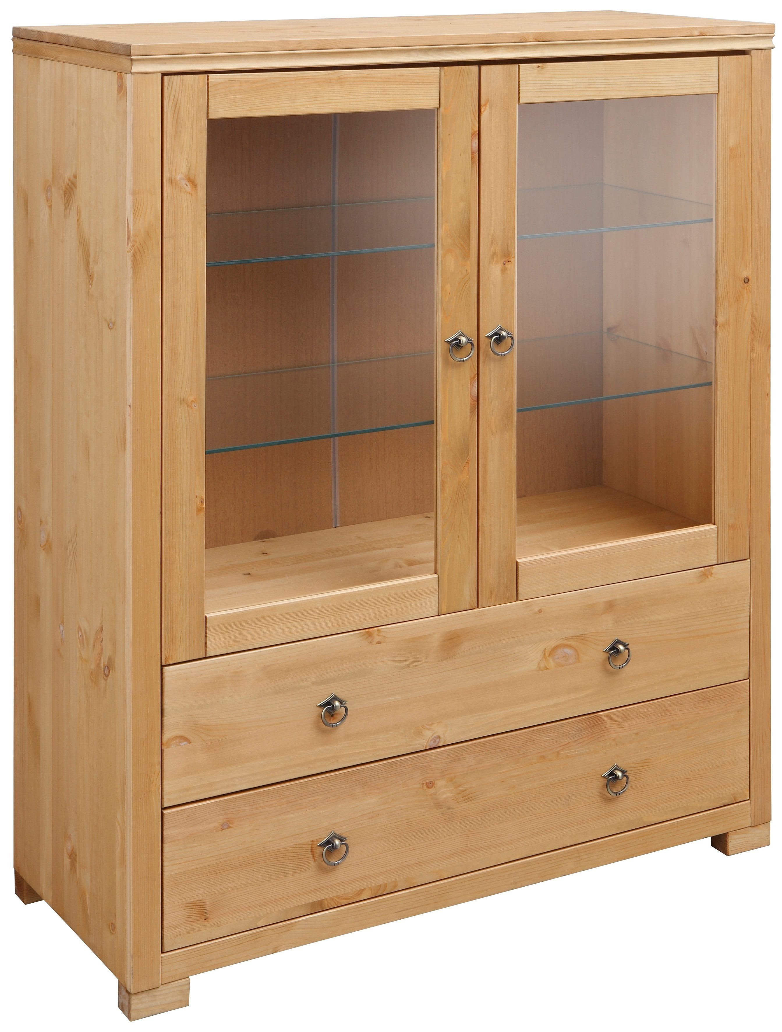 Home affaire Highboard "Gotland", Vitrine, Breite 101 cm, Türen mit Glasein günstig online kaufen