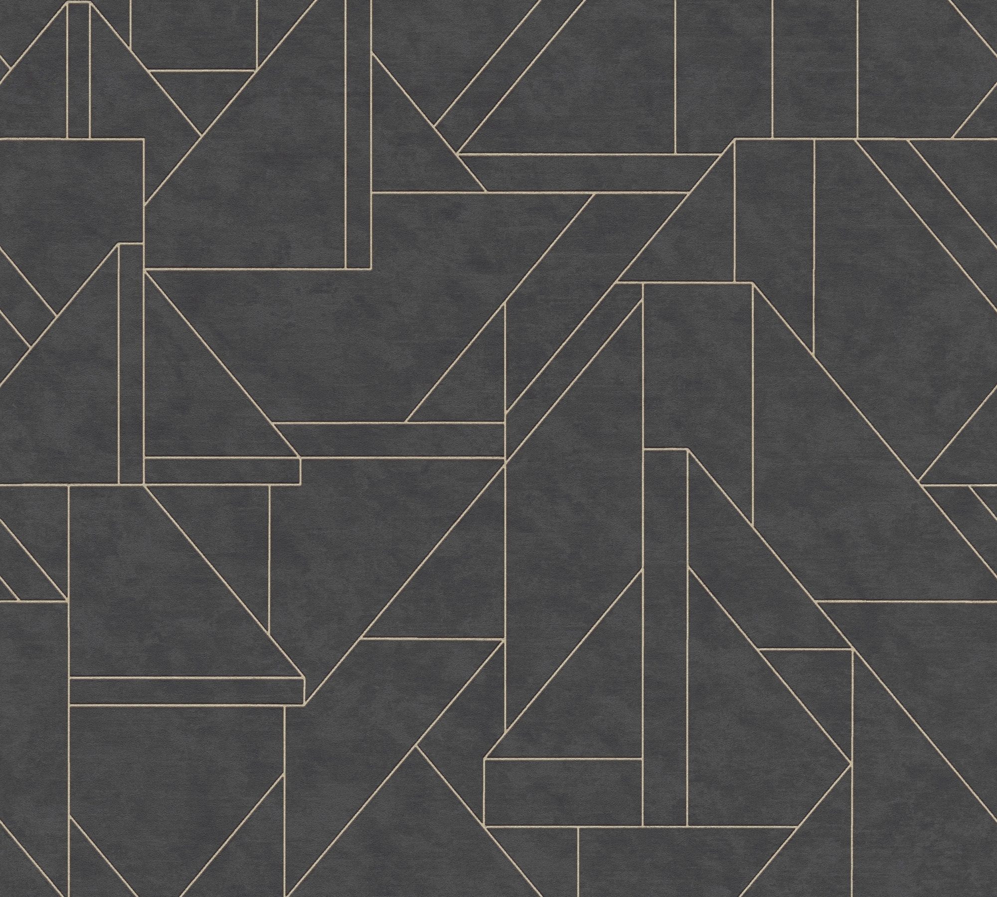 Bricoflor Tapete Schwarz Gold Vliestapete im Art Deco Stil Ideal für Esszim günstig online kaufen