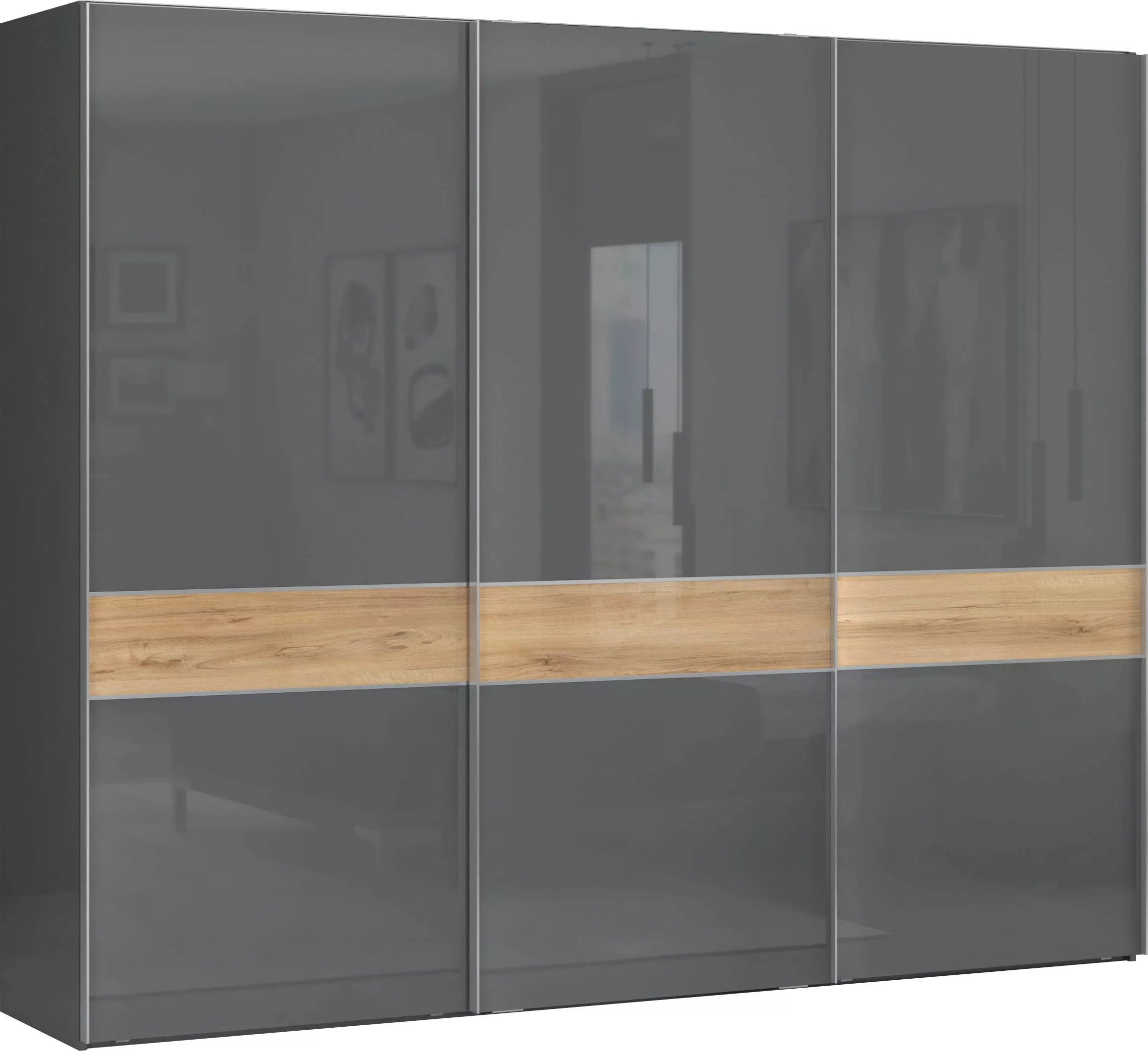 Places of Style Schwebetürenschrank "Onyx", UV lackiert für langlebige Ober günstig online kaufen