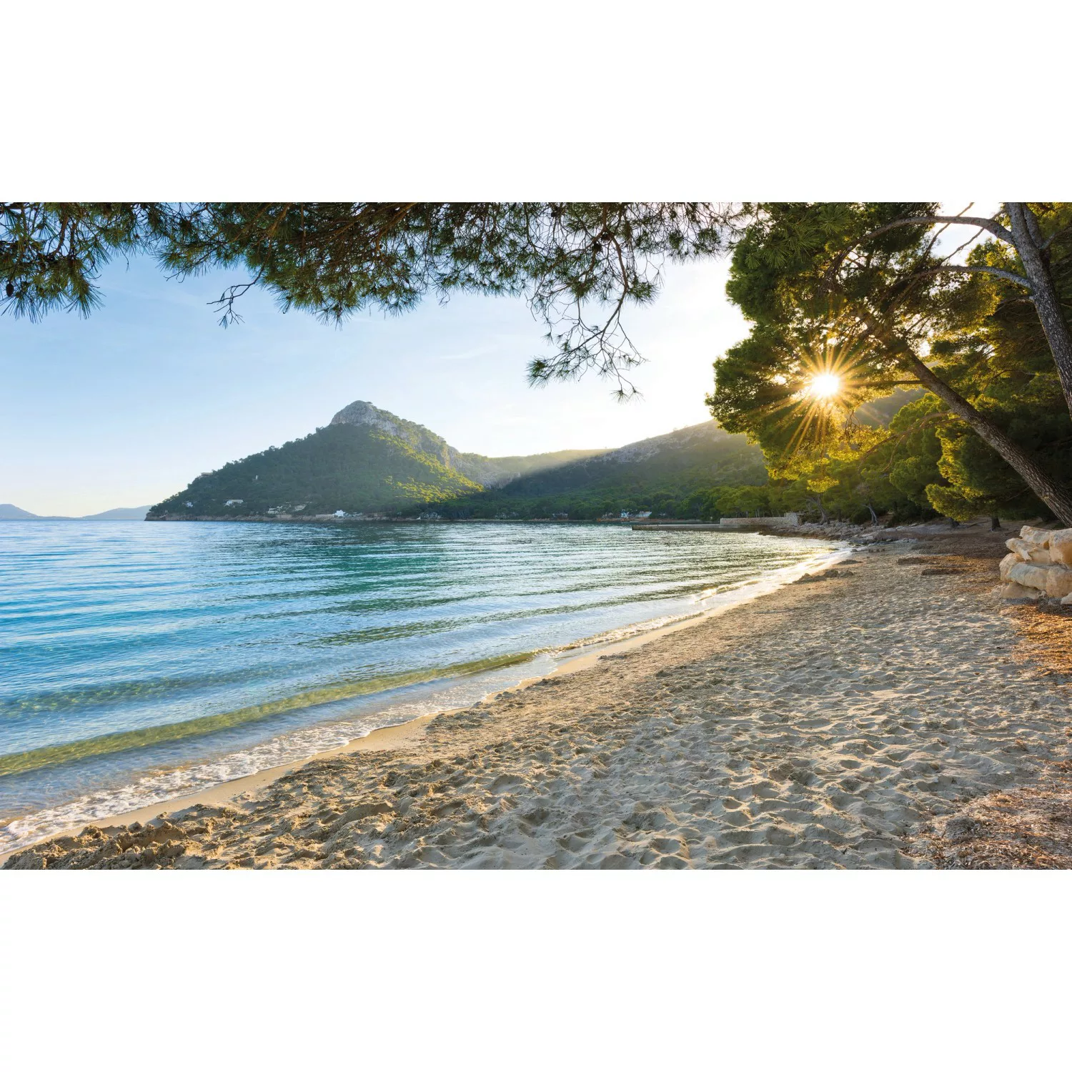 KOMAR Vlies Fototapete - Lonely Paradise - Größe 450 x 280 cm mehrfarbig günstig online kaufen