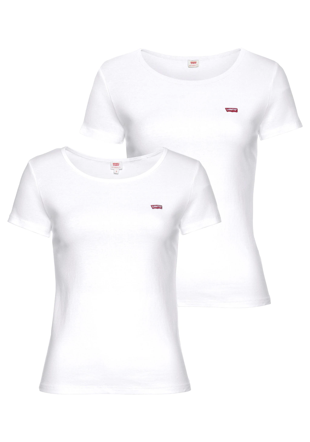 Levis T-Shirt "Mini-Logo", (Packung, 2 tlg.), mit kleiner Markenlogo-Sticke günstig online kaufen