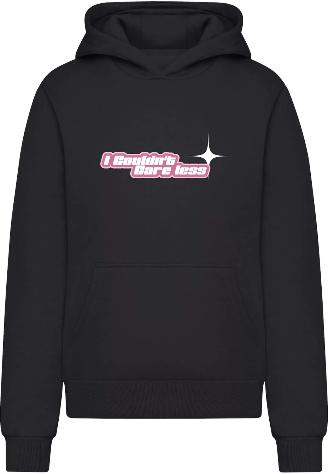 Miss Tee Kapuzenpullover "Miss Tee Couldnt Care Less Ladies Fluffy Hoody", günstig online kaufen