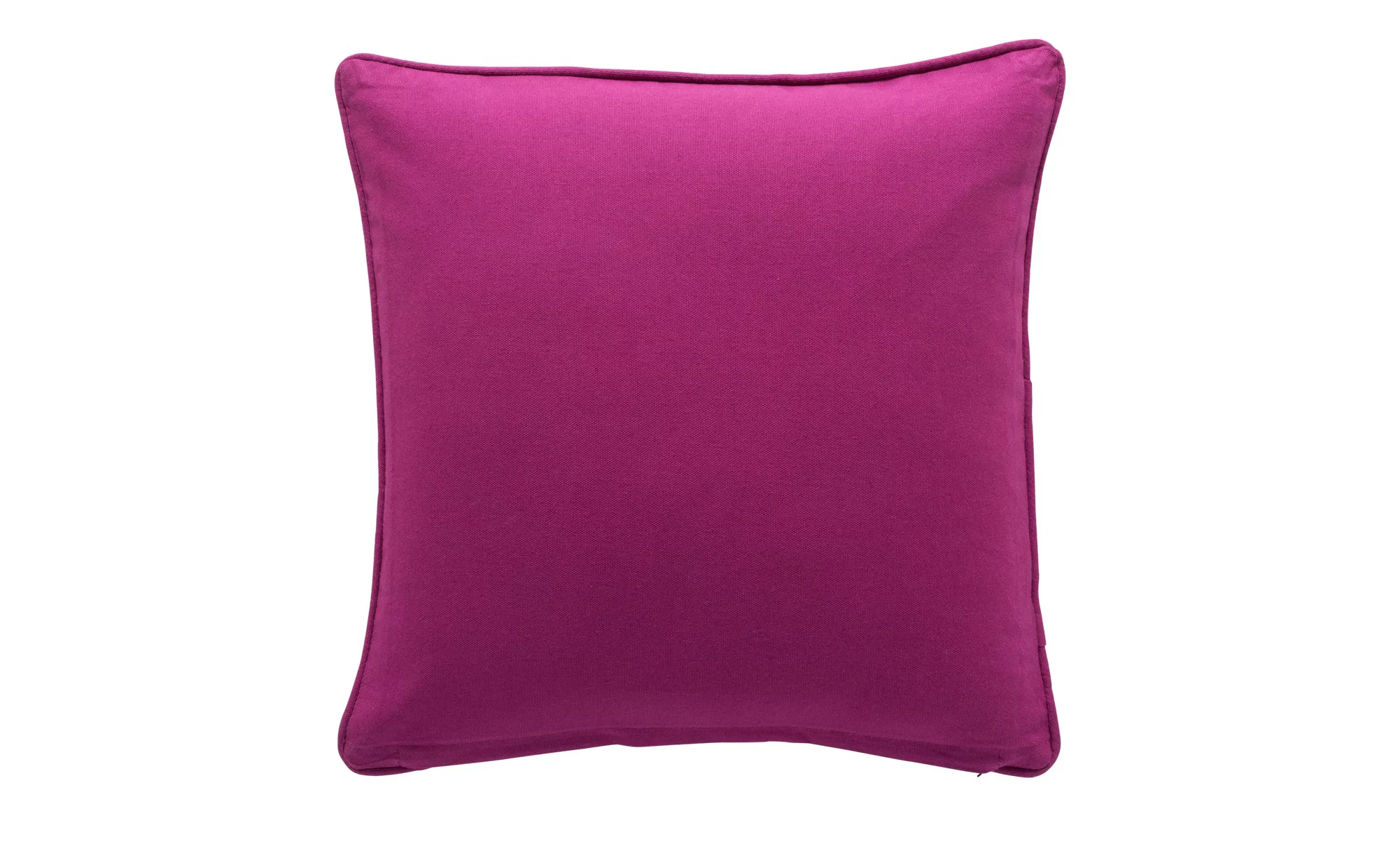 HOME STORY Kissen  Bella - lila/violett - 100% Polyesterfüllung - 40 cm - S günstig online kaufen