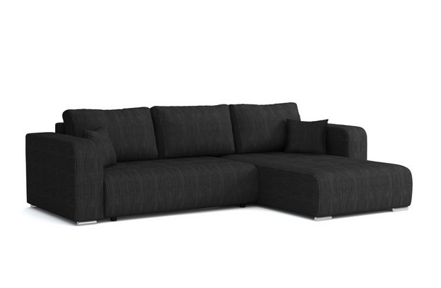 Deine Möbel 24 Wohnlandschaft CARACAS 288 cm breit Ecksofa Sofa Wohnzimmer günstig online kaufen