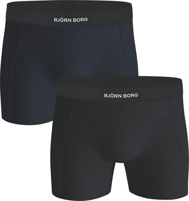 Bjorn Borg Boxers 2 Pack Black/Blue - Größe XL günstig online kaufen