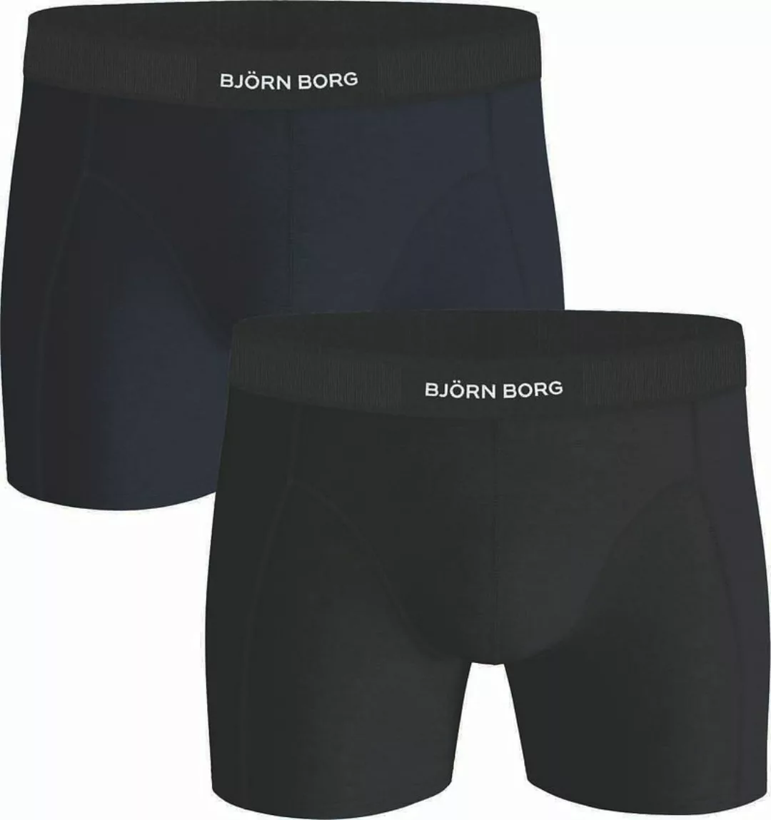 Bjorn Borg Boxers 2 Pack Black/Blue - Größe XL günstig online kaufen