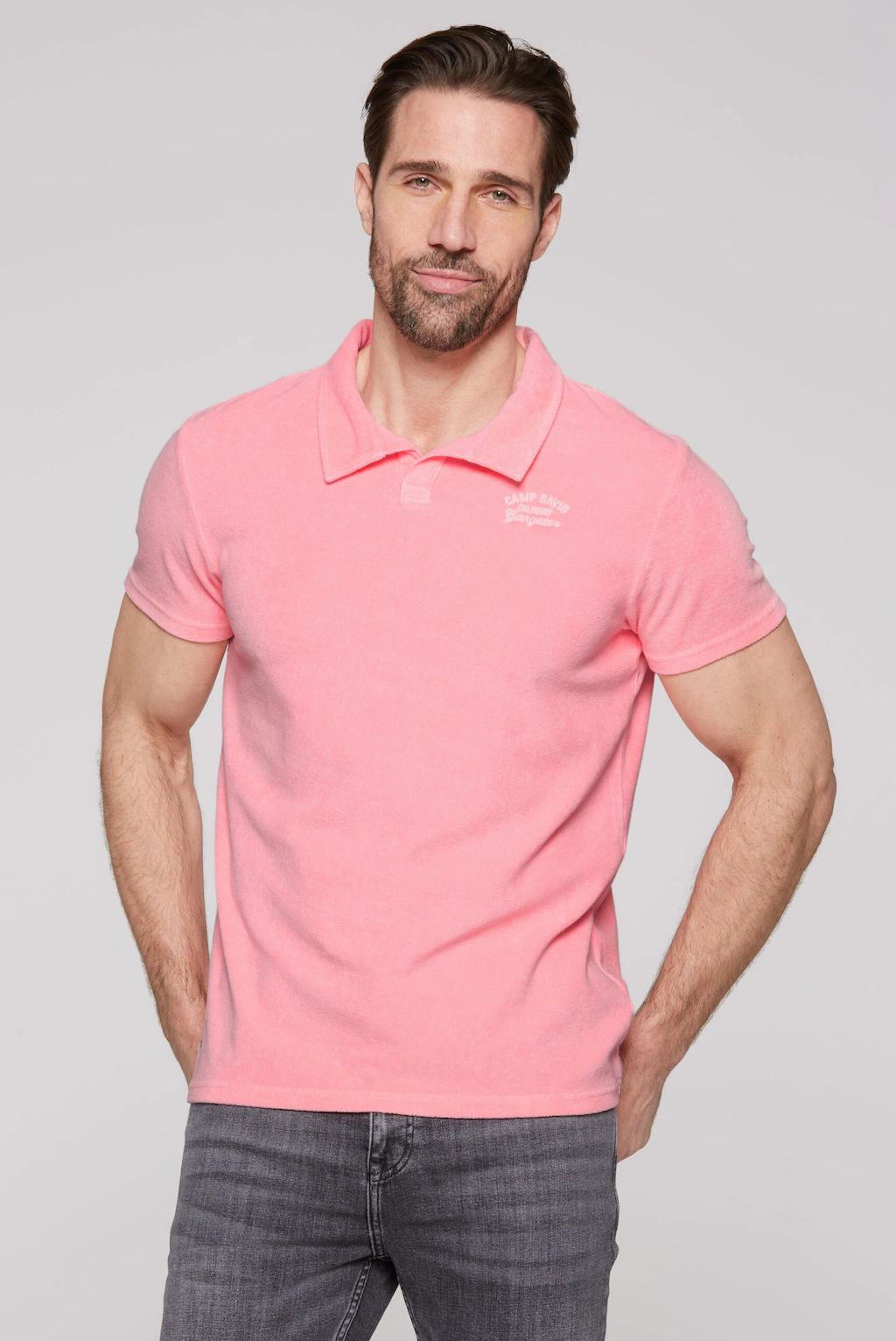 CAMP DAVID Poloshirt, mit Stickerei günstig online kaufen