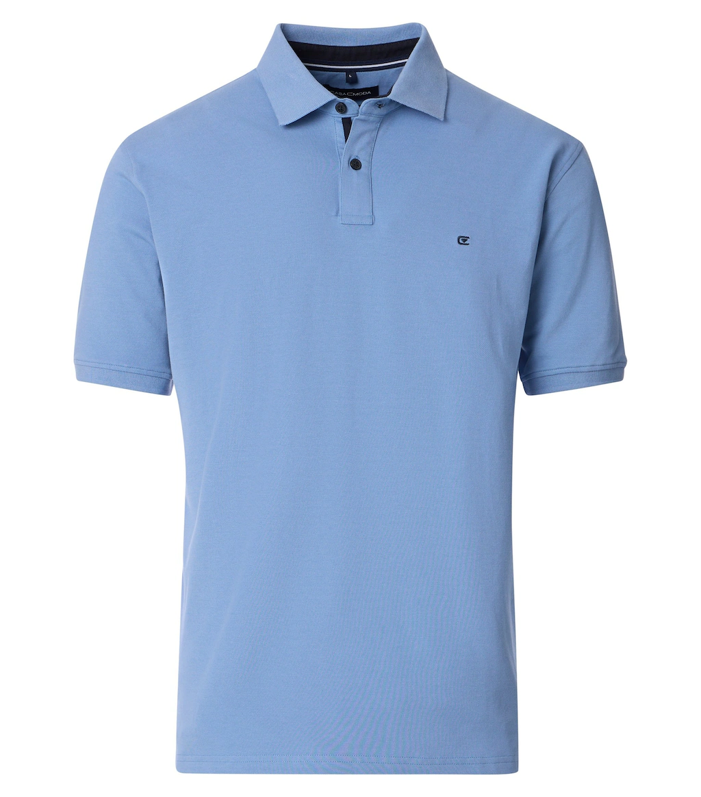 CASAMODA Poloshirt "CASAMODA Polo-Shirt uni" günstig online kaufen