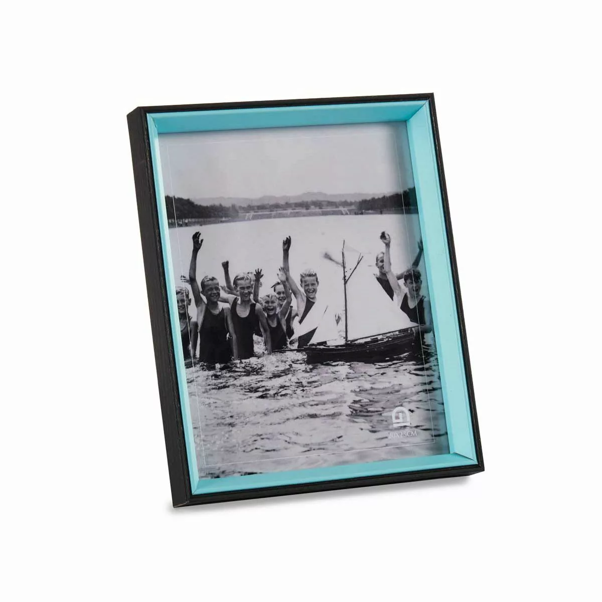 Fotorahmen Kristall Schwarz Blau Holz Mdf (6 Stück) (3 X 27 X 22 Cm) günstig online kaufen