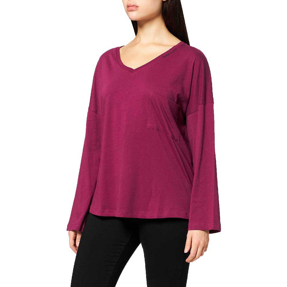 Replay W3197a.000.22536p T-shirt XS Merlot Red günstig online kaufen