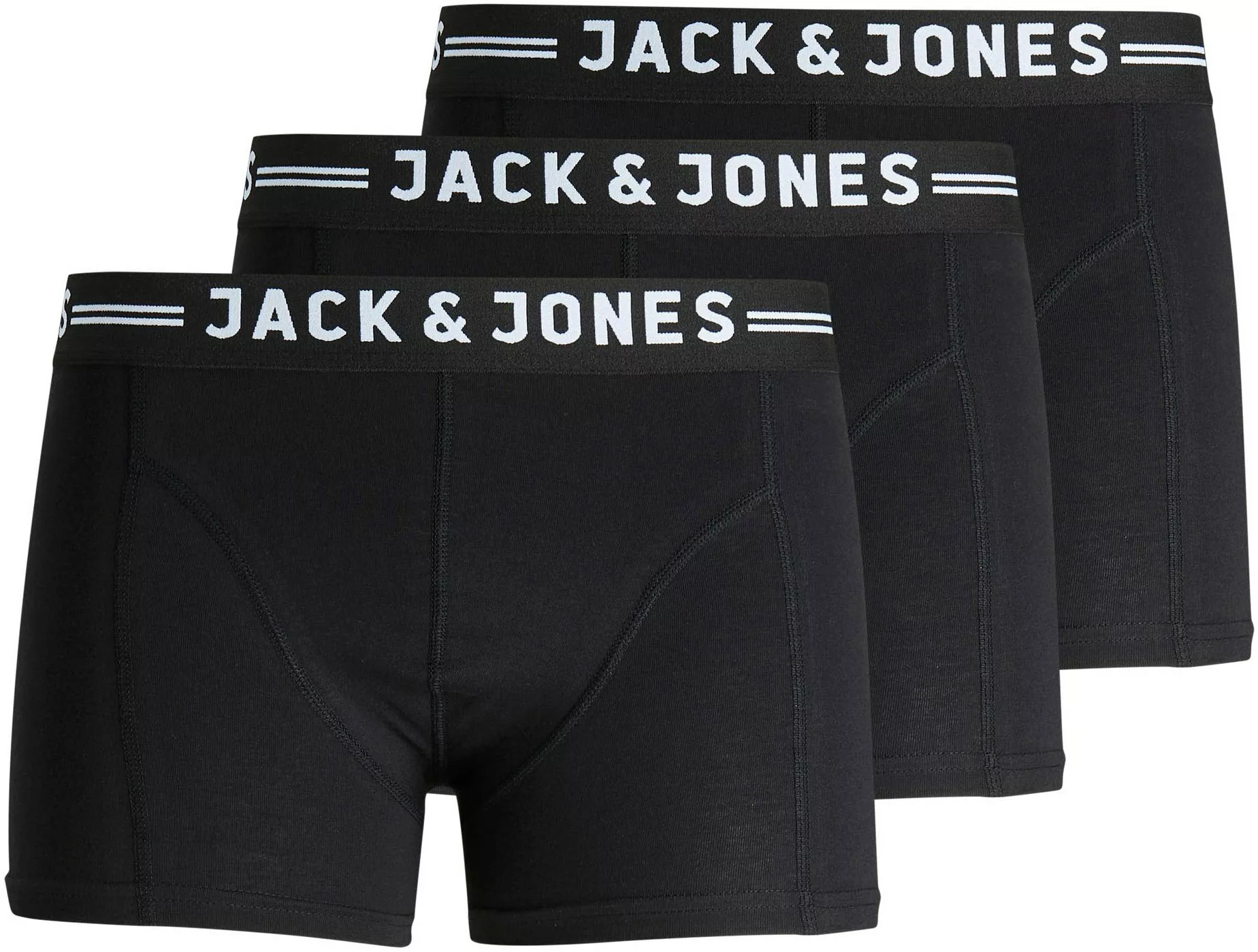 Jack & Jones Herren Boxershort SENSE - 3er PACK günstig online kaufen