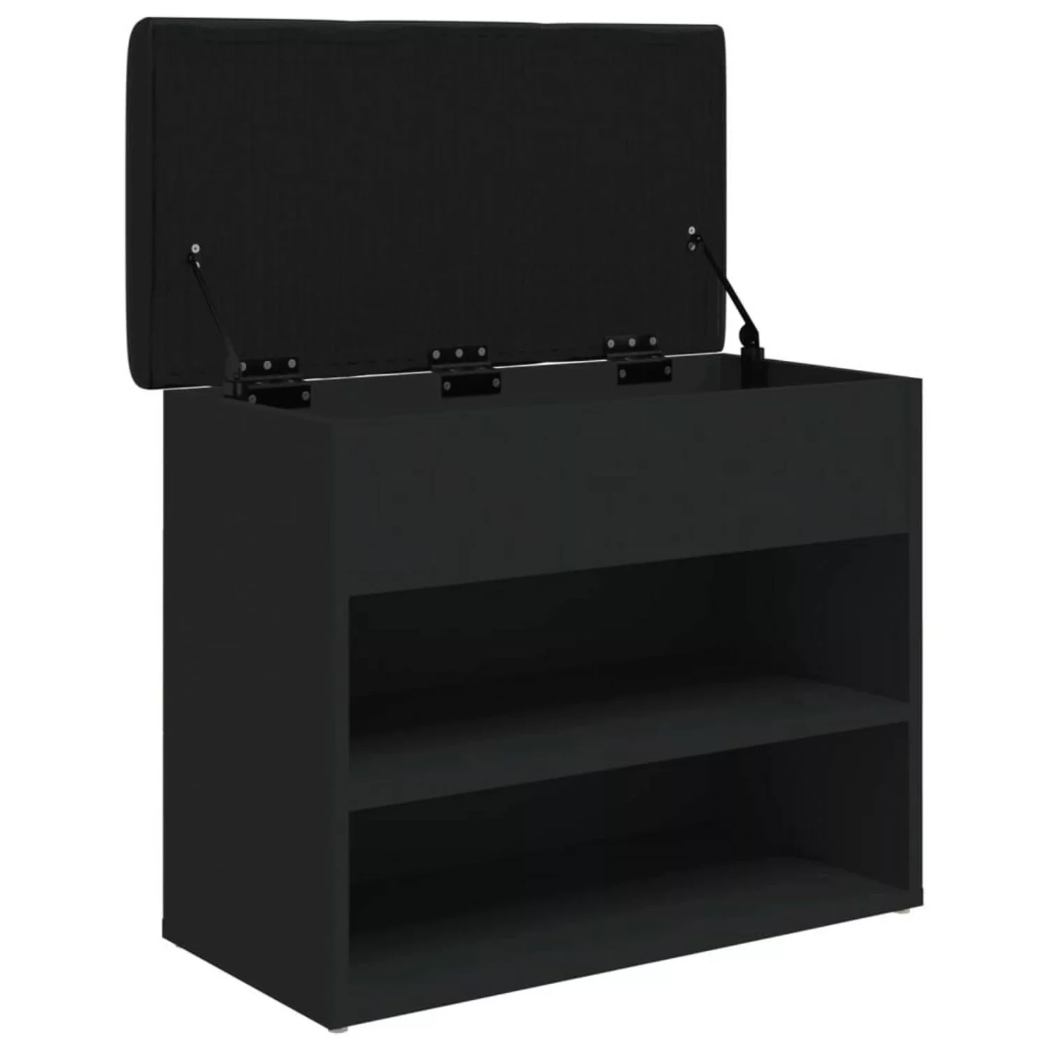 vidaXL Sitzbank Schuhbank Schwarz 62x32x50 cm günstig online kaufen