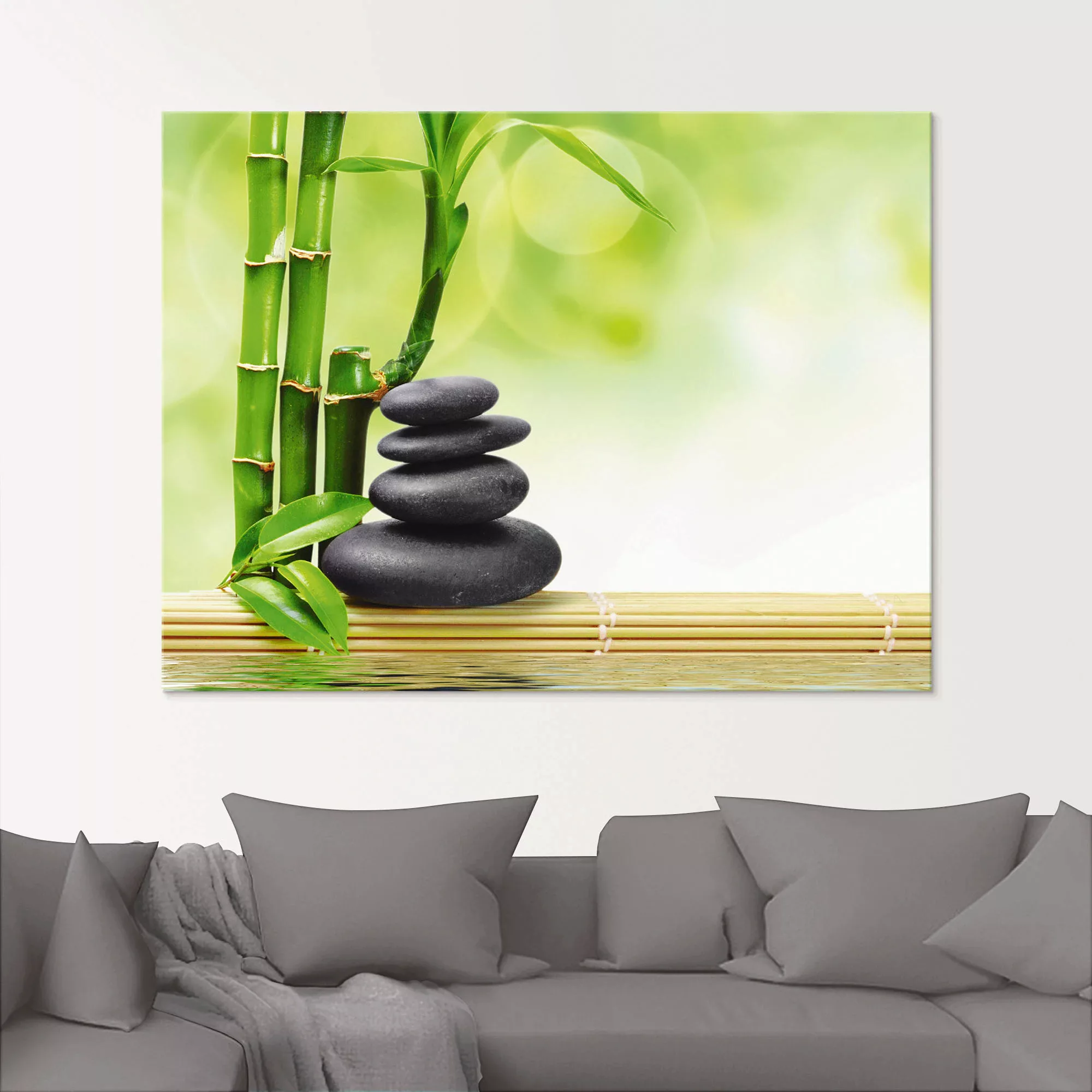 Artland Glasbild "Spa Konzept Zen Basaltsteine", Zen, (1 St.), in verschied günstig online kaufen