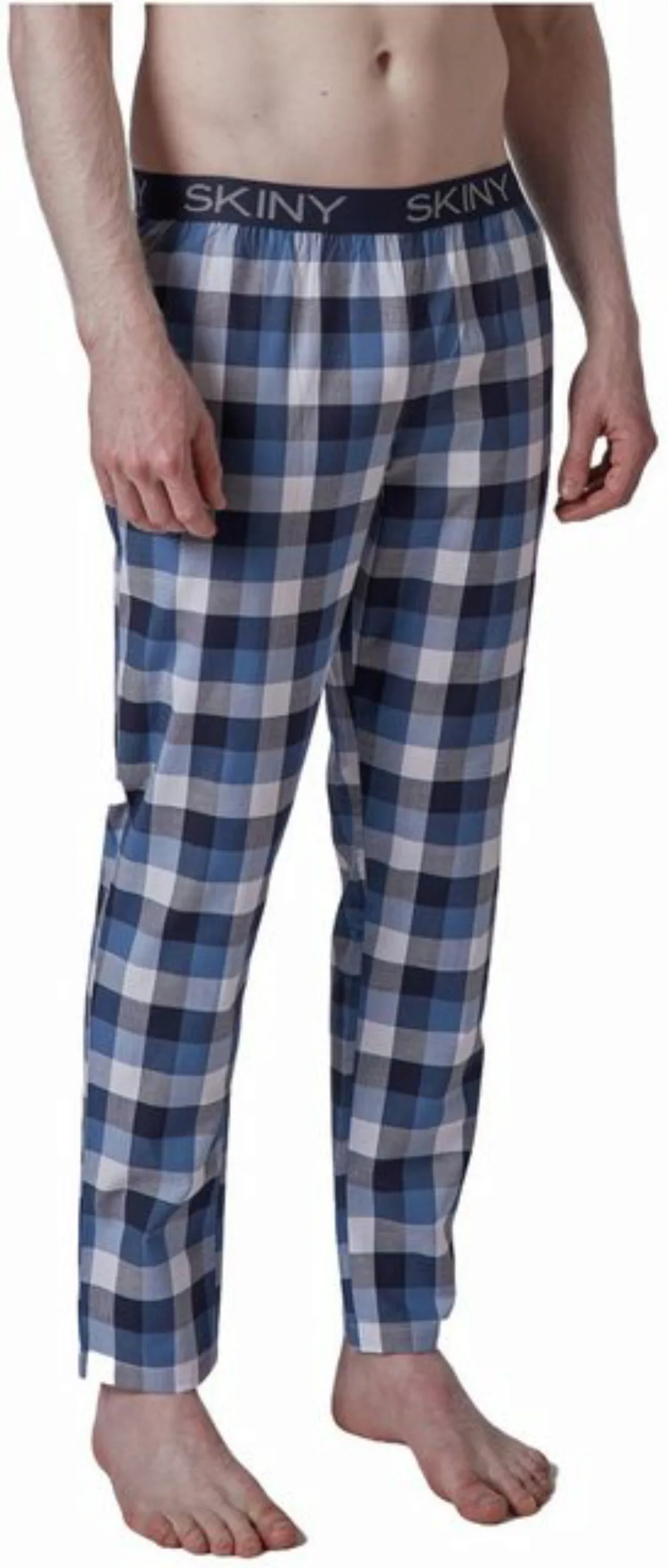 Skiny Pyjamahose Skiny Herren Pyjama Hose kariert (1-tlg) Modisches Design günstig online kaufen