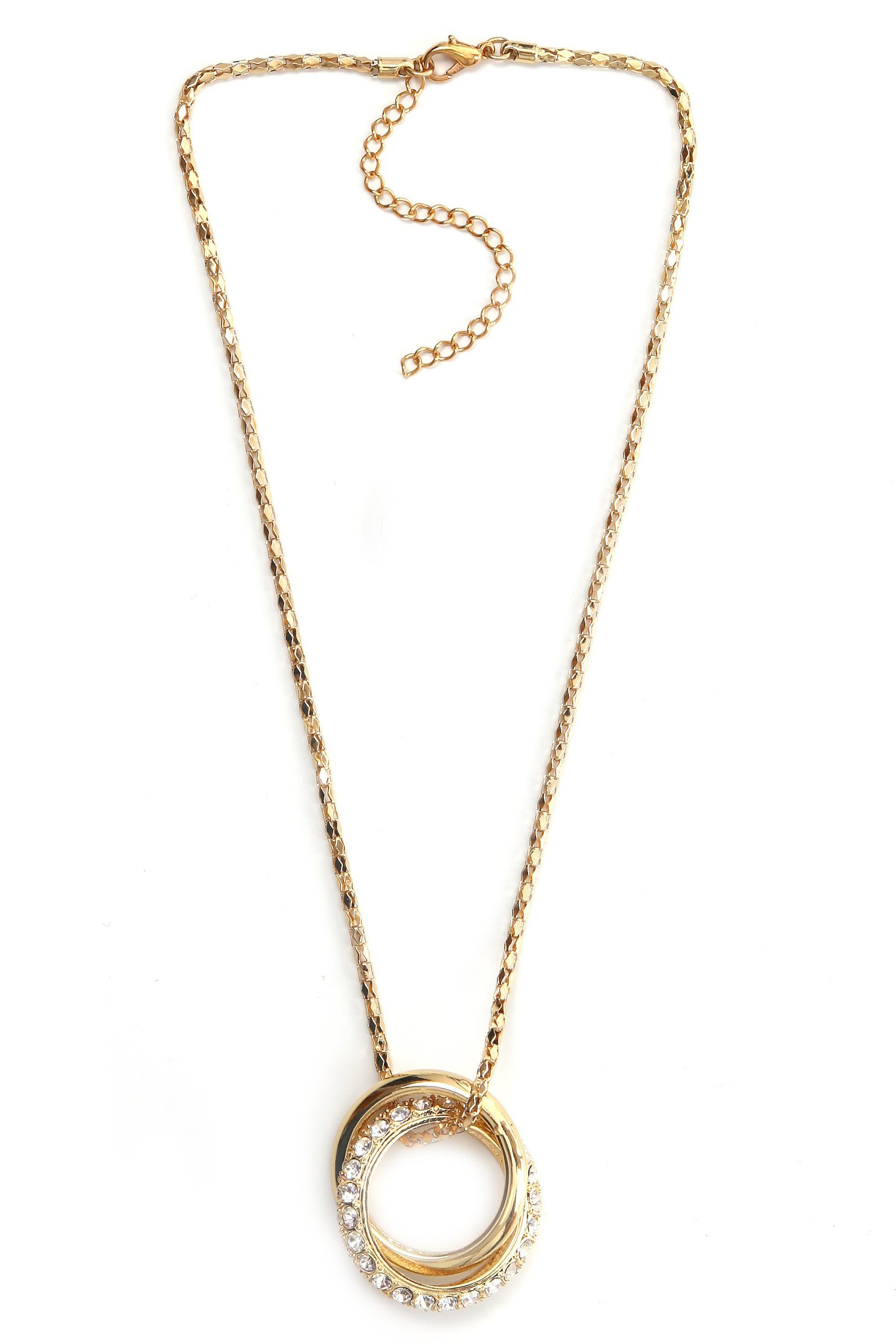 COLLEZIONE ALESSANDRO Kette mit Anhänger "Noelle", mit Glassteinen günstig online kaufen