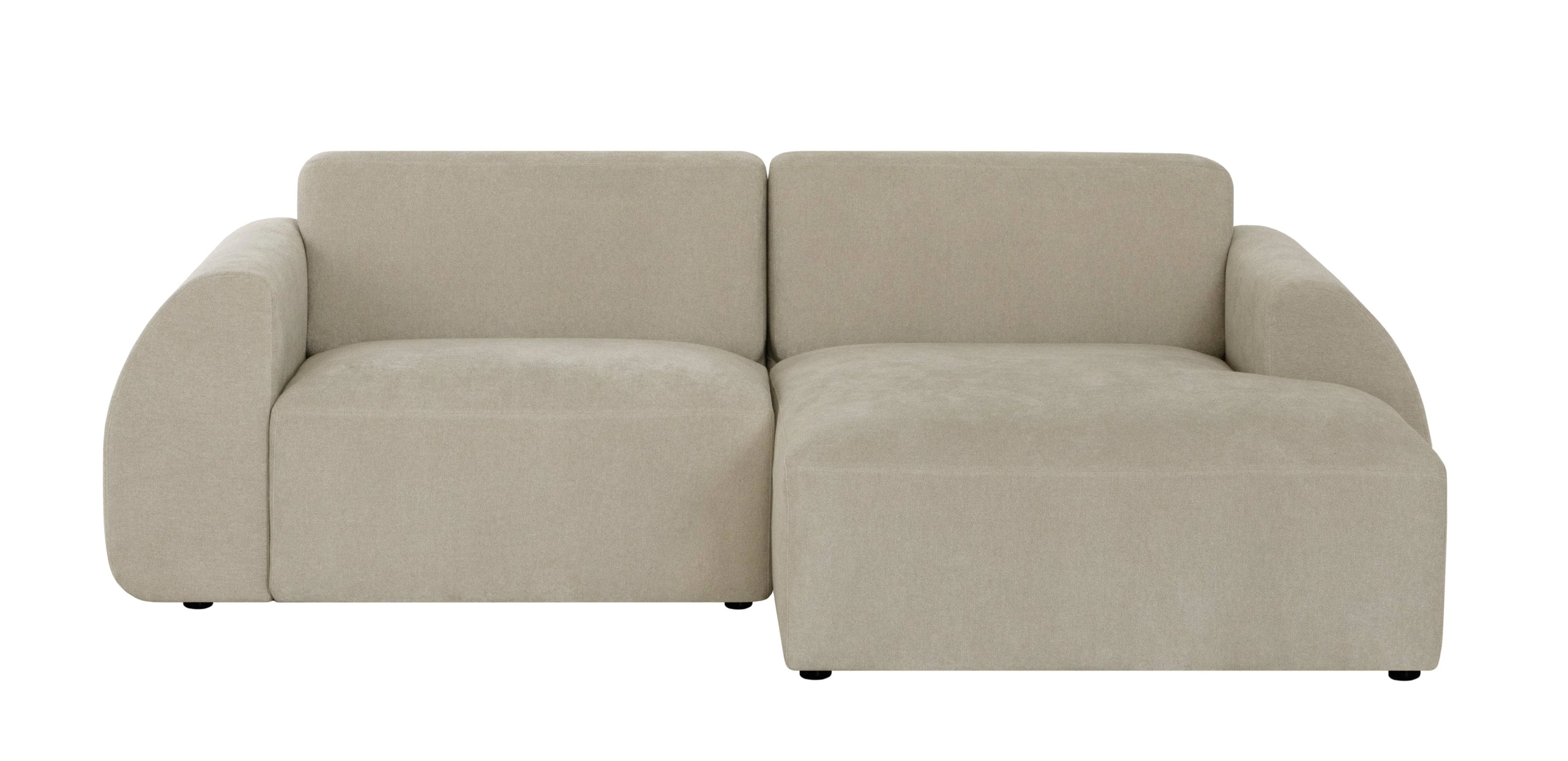NADUVI Collection | Ecksofa Mattis rechts 2,5-Sitzer Bouclé günstig online kaufen