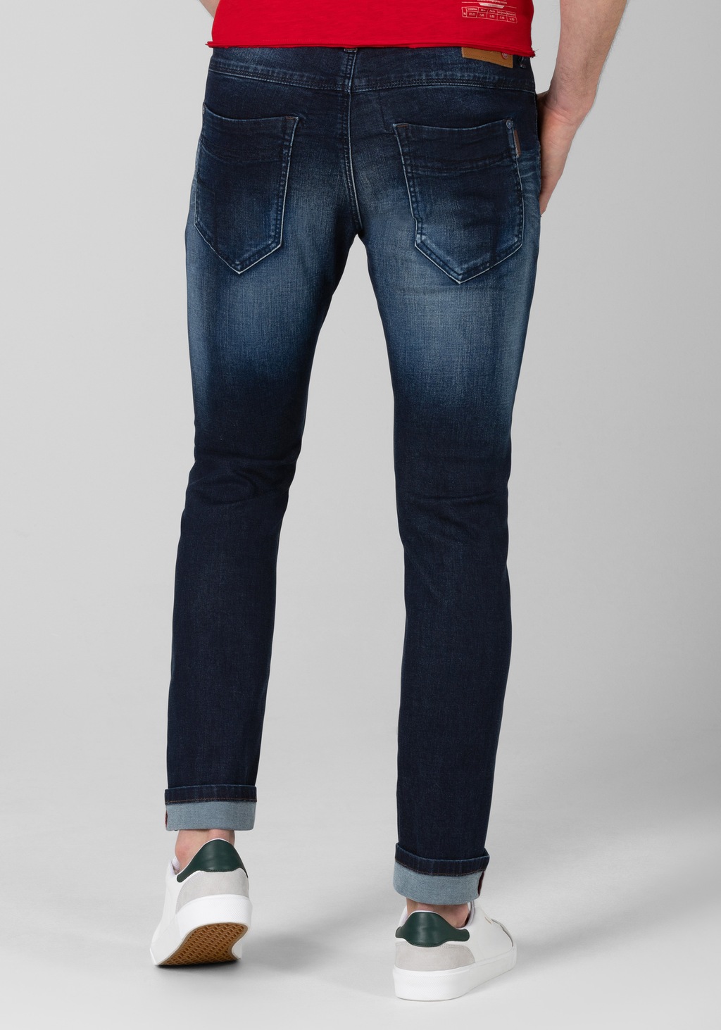 TIMEZONE Herren Jeans ScottTZ - Slim Fit - Blau - Aged Navy Wash günstig online kaufen