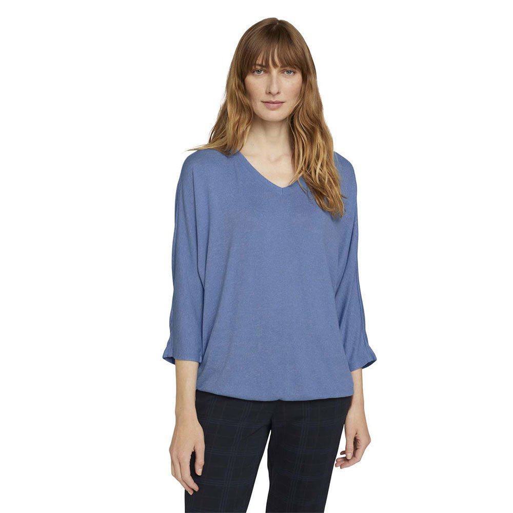 Tom Tailor Batwing 3/4 Ärmel T-shirt L Cozy Pink Melange günstig online kaufen