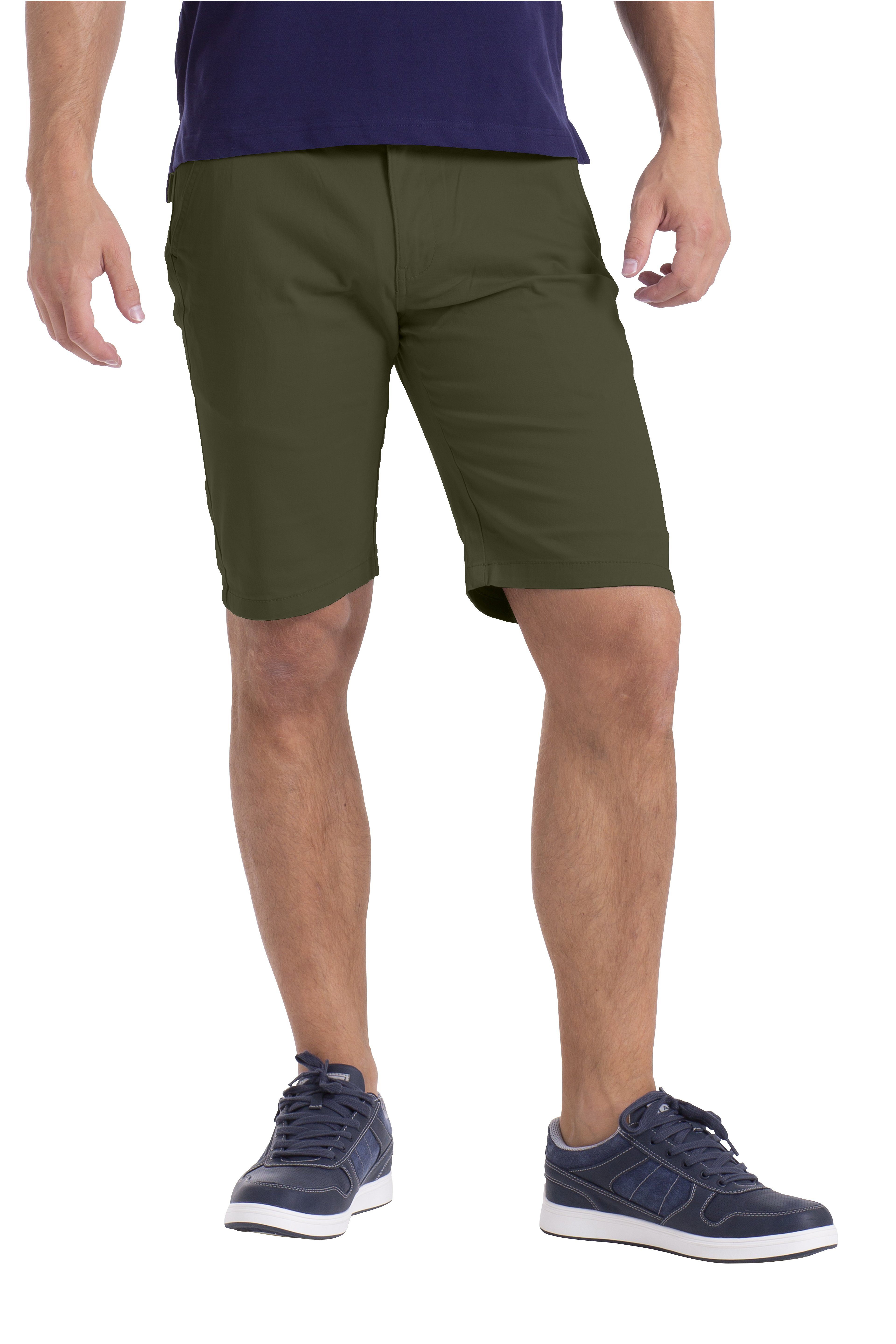 BlauerHafen Chinoshorts Herren Stretch Chino Shorts günstig online kaufen