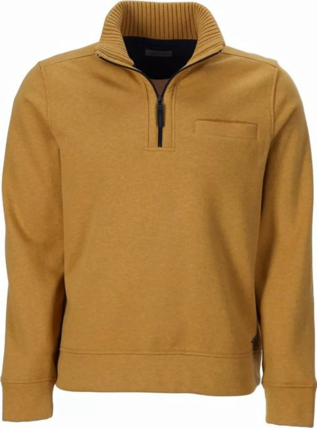 Pierre Cardin Sweatshirt PIERRE CARDIN Sweat-Shirt curry günstig online kaufen