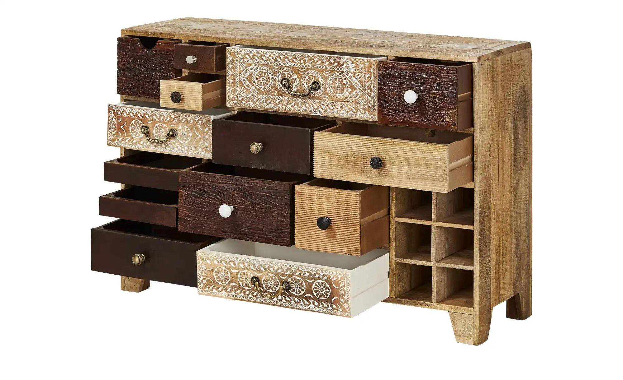 Sideboard  Delhi ¦ holzfarben ¦ Maße (cm): B: 114 H: 80 T: 39.0 Kommoden & günstig online kaufen