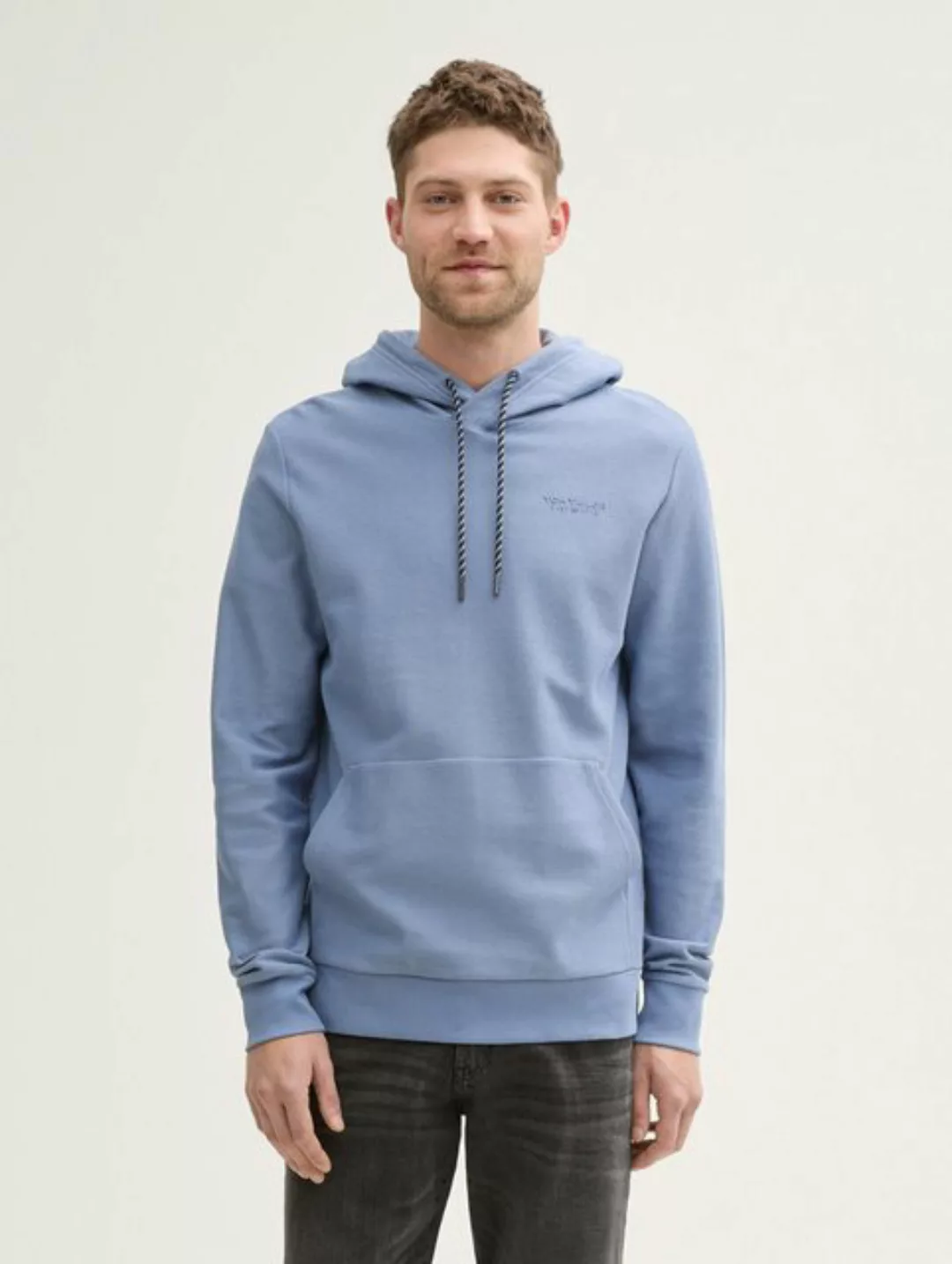 TOM TAILOR Sweatshirt Hoodie Sweatshirt aus Baumwolle günstig online kaufen