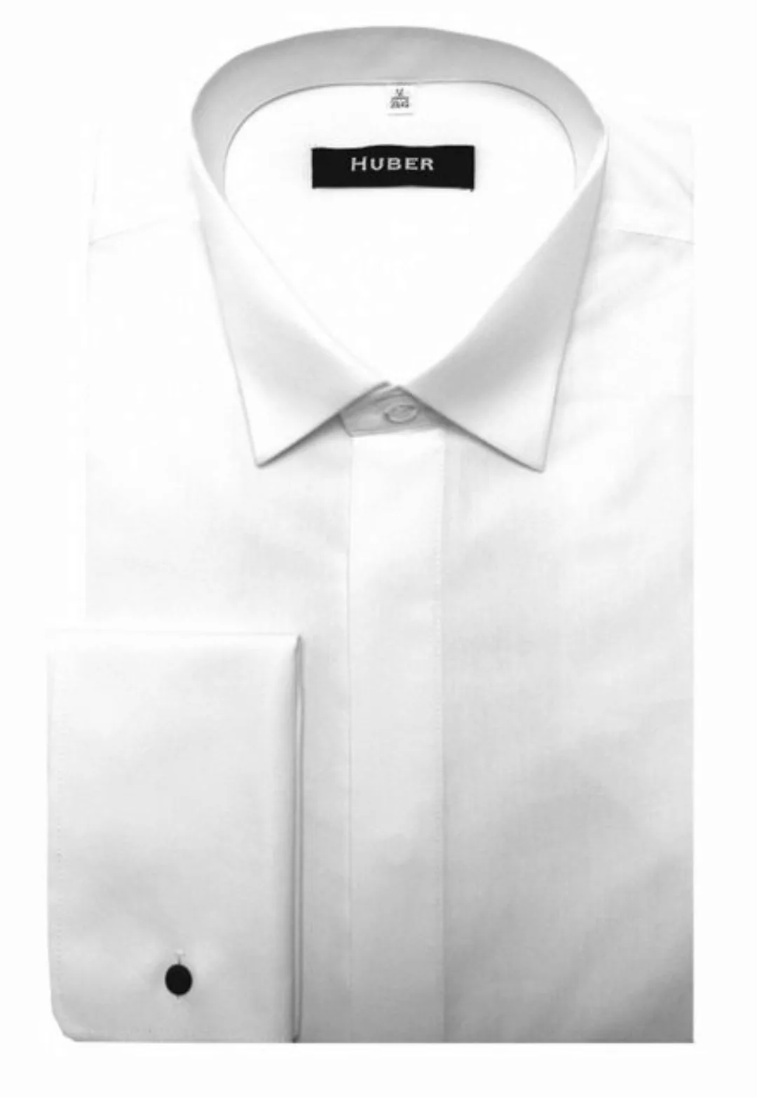 Huber Hemden Langarmhemd HU-0021 Kläppchen-Kragen Umschlag-Manschette verde günstig online kaufen