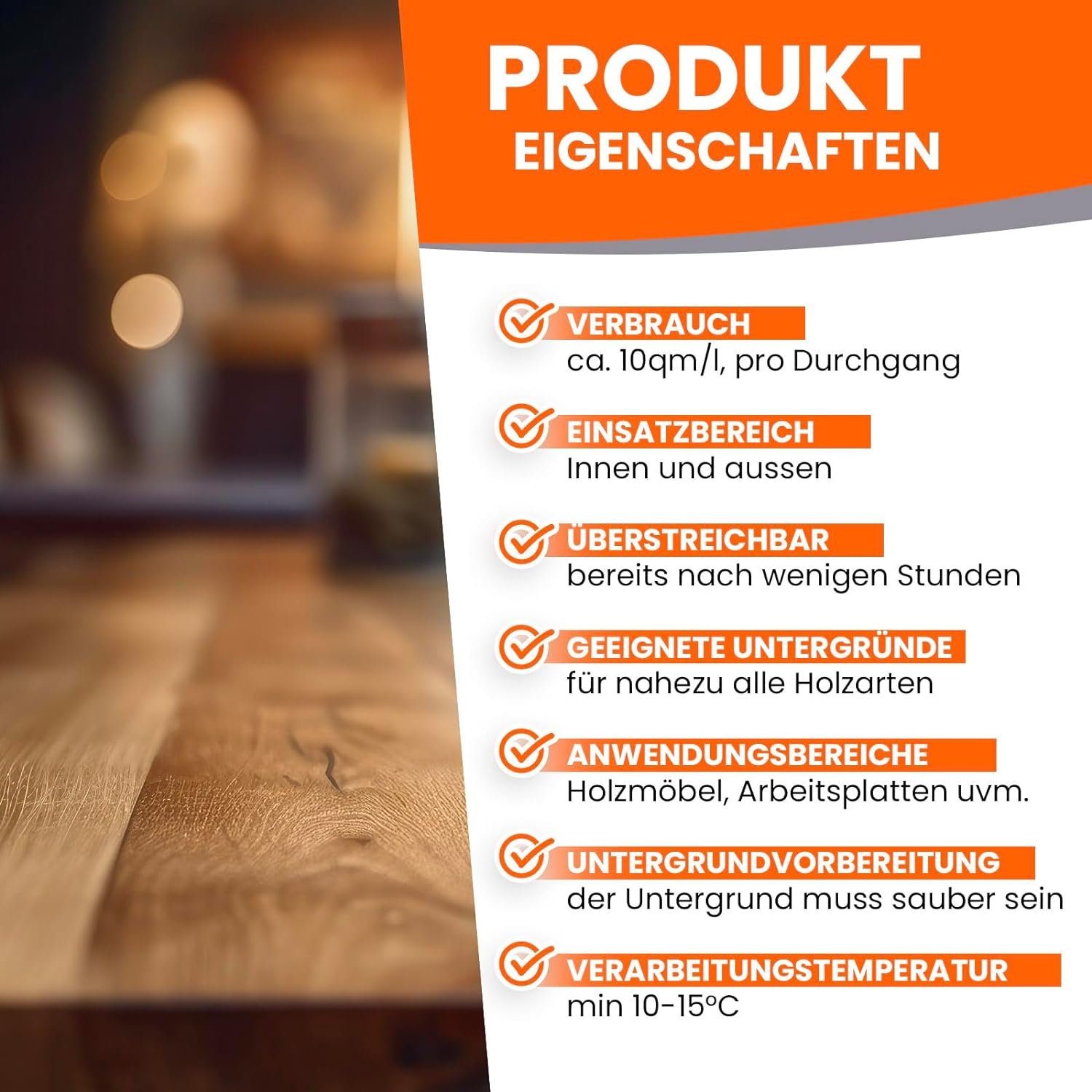 BEKATEQ LS-240 Arbeitsplatten Pflegeöl Holzpflegeöl (Set, günstig online kaufen